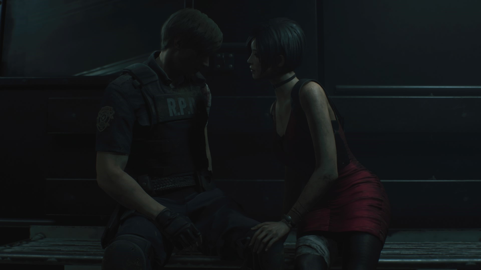 Leon S. Kennedy and Ada Wong from Resident Evil 2 Remake HD Wallpaper