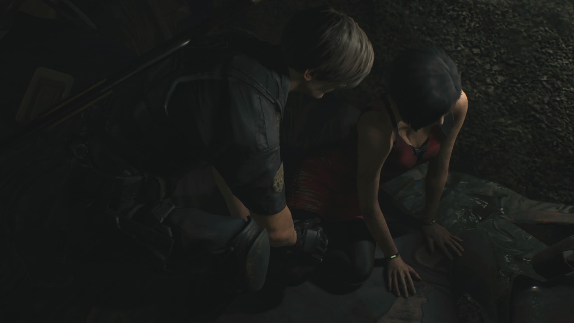 Leon S. Kennedy and Ada Wong from Resident Evil 2 HD Wallpaper