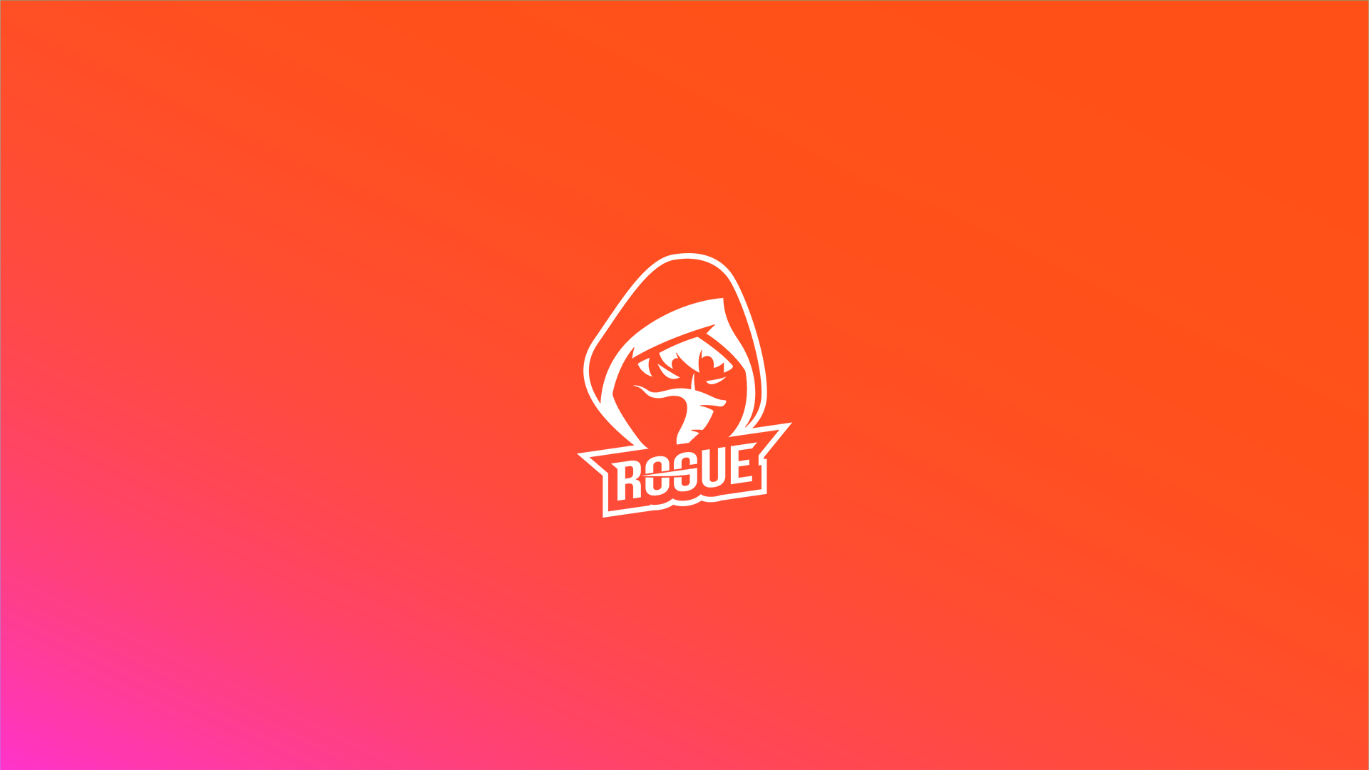 Rogue logo with gradient background HD Wallpaper