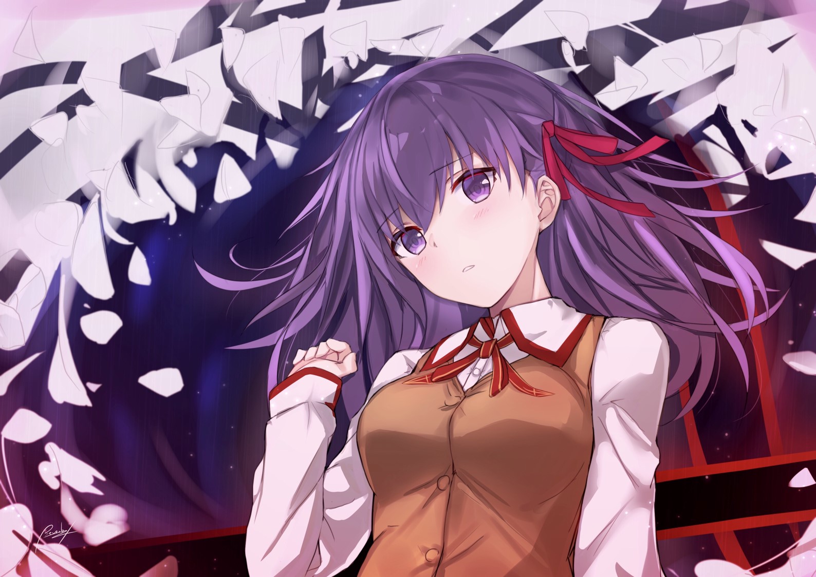 Matou Sakura from Fate/stay night: Heaven's Feel HD Wallpaper