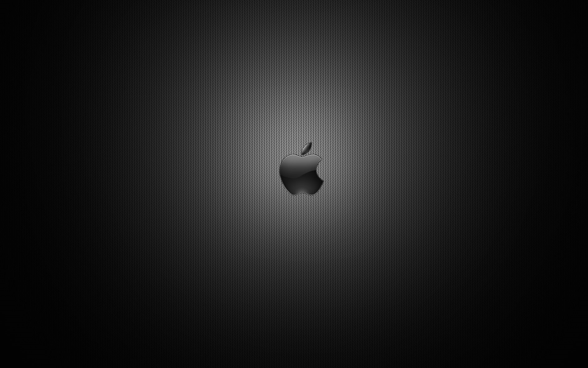 Apple logo on a dark textured background HD Wallpaper