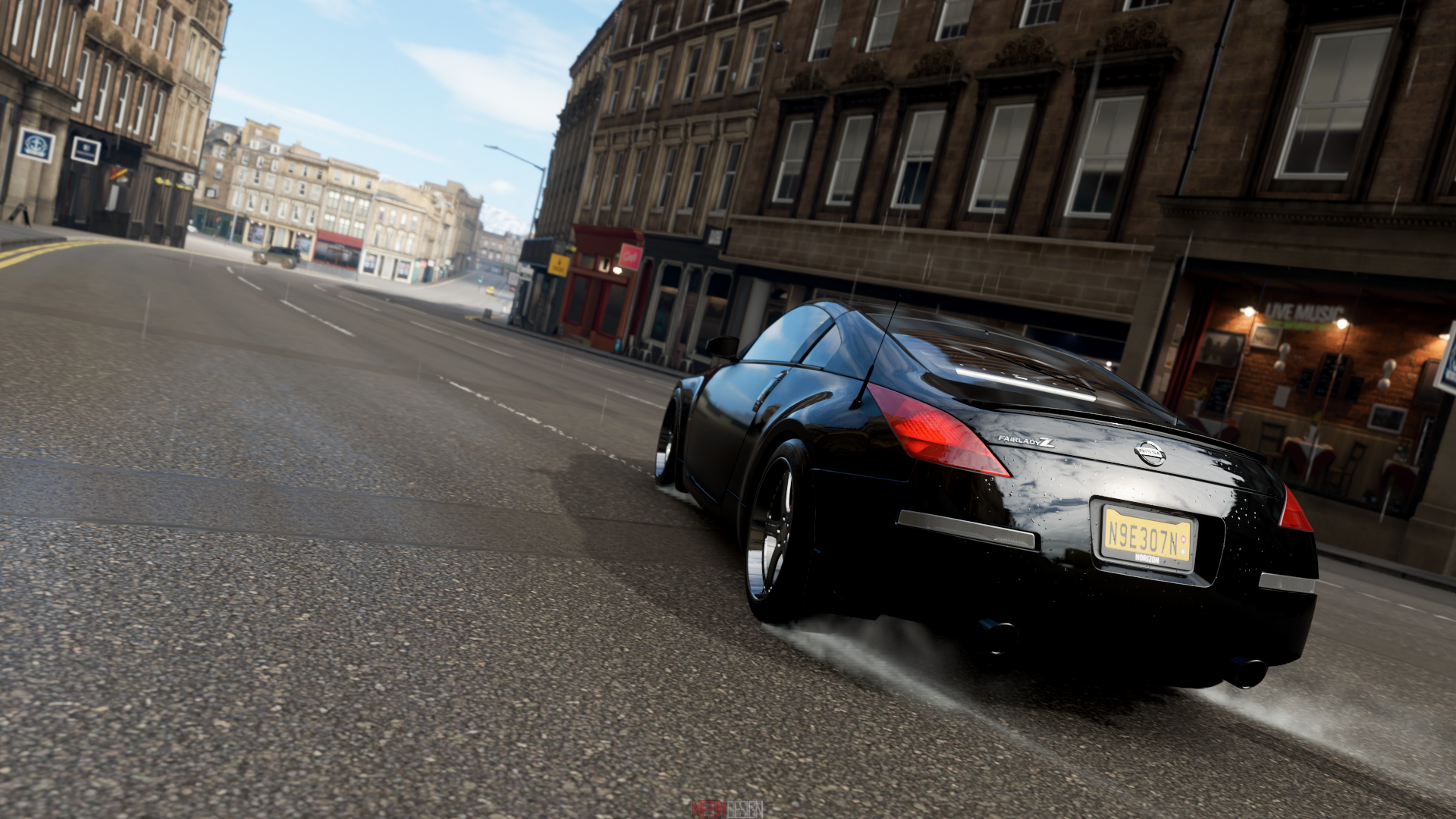 Black Nissan 350Z from Forza Horizon 4 HD Wallpaper
