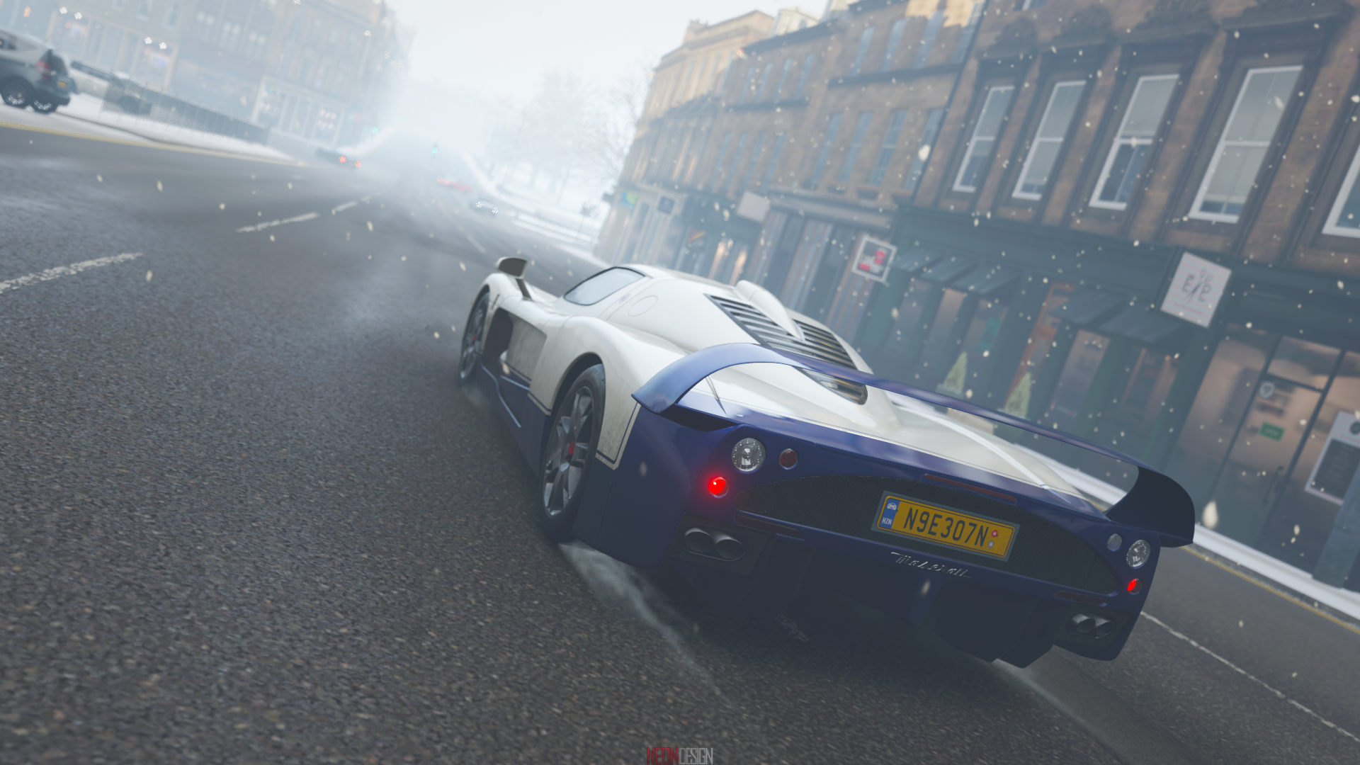 Maserati MC12 from Forza Horizon 4 in winter HD Wallpaper