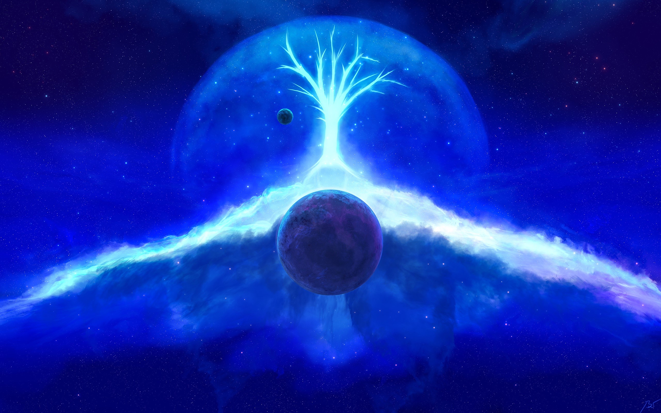 Tree of Life in Space by Joey Jazz HD Wallpaper