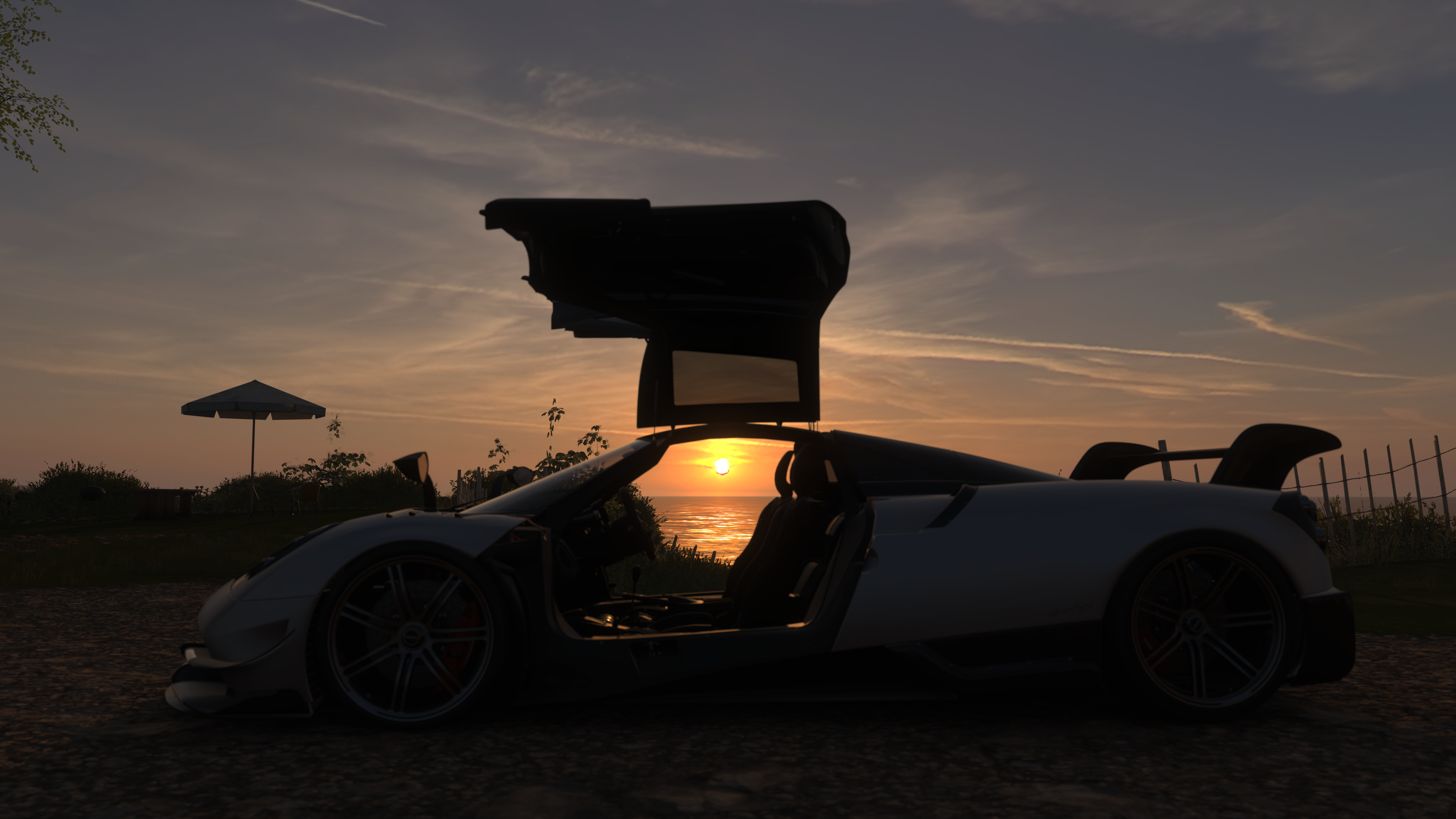 4K Forza Horizon 4 car at sunset HD Wallpaper