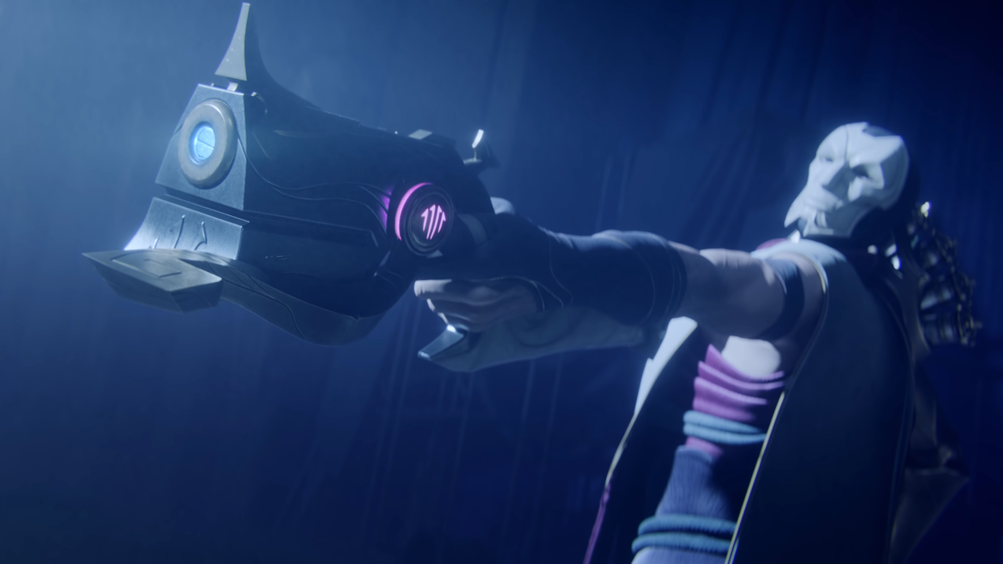 Jhin from League of Legends holding a gun HD Wallpaper