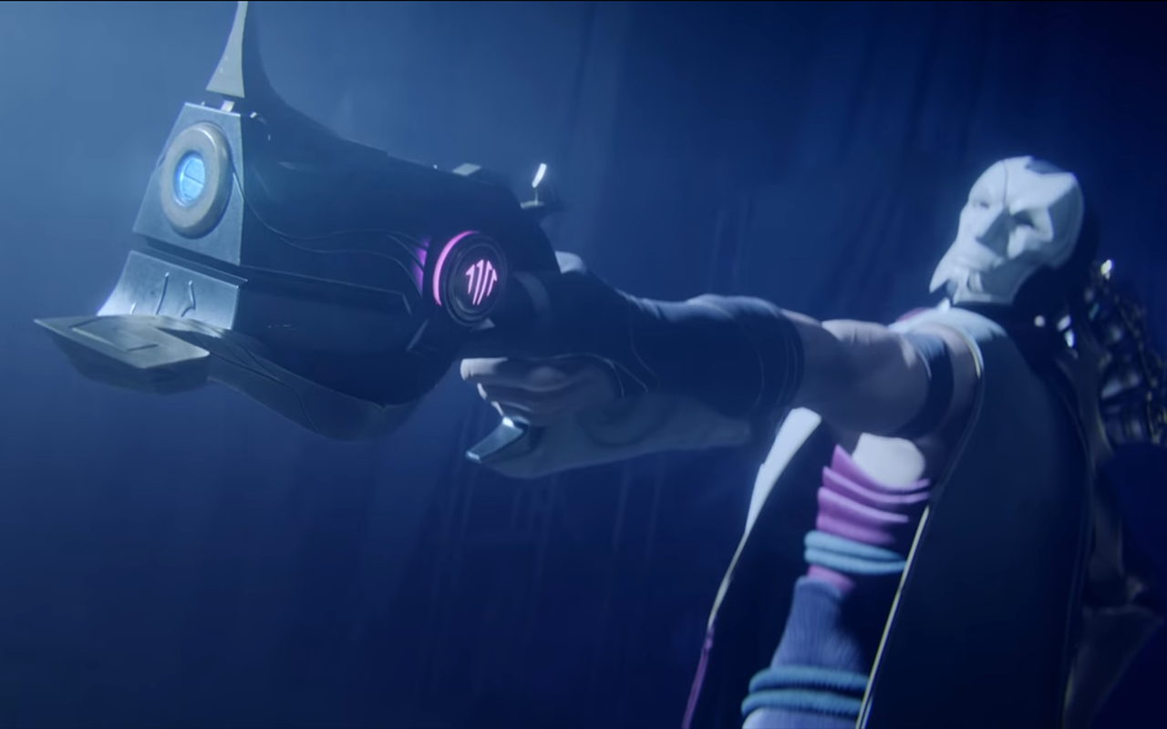 Jhin from League of Legends holding a gun HD Wallpaper
