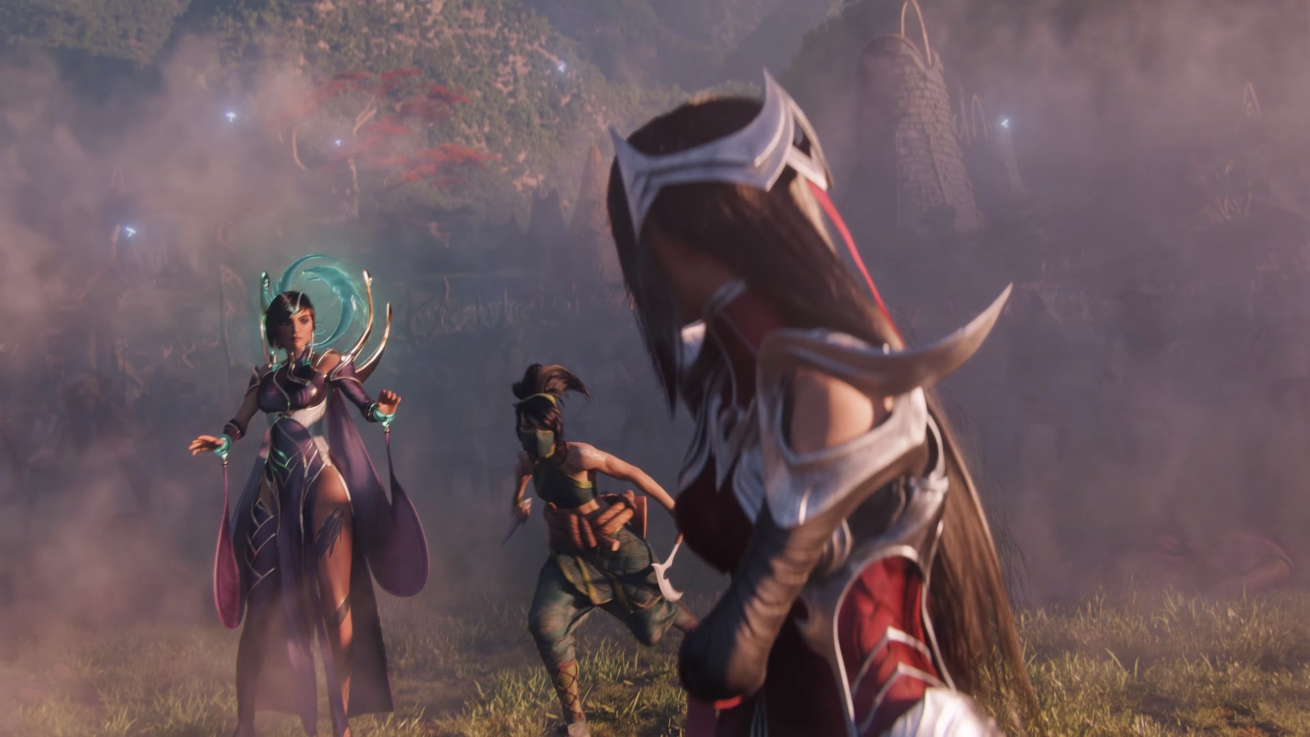 Karma, Akali, and Irelia from League of Legends HD Wallpaper