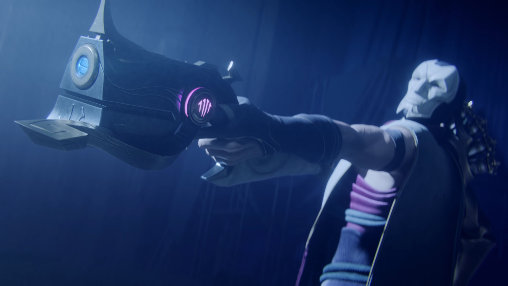 Jhin from League of Legends holding a gun HD Wallpaper
