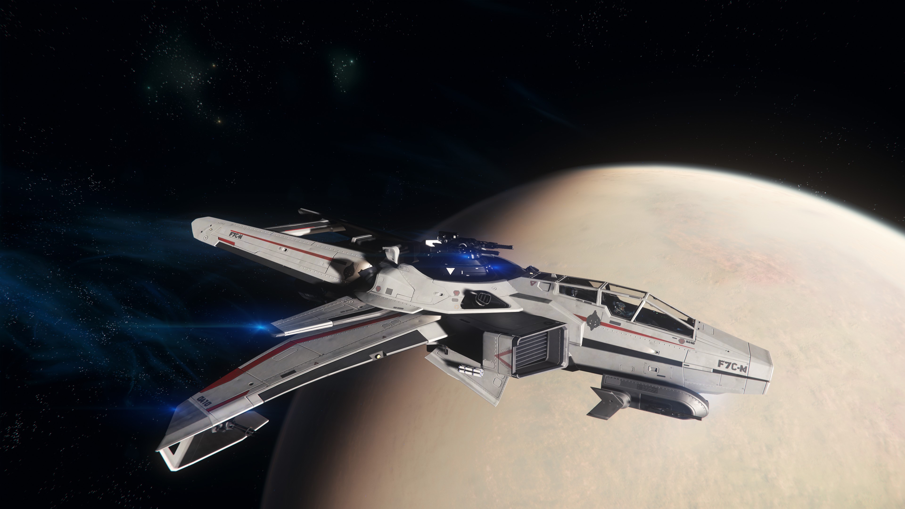 4K Star Citizen Spaceship HD Wallpaper