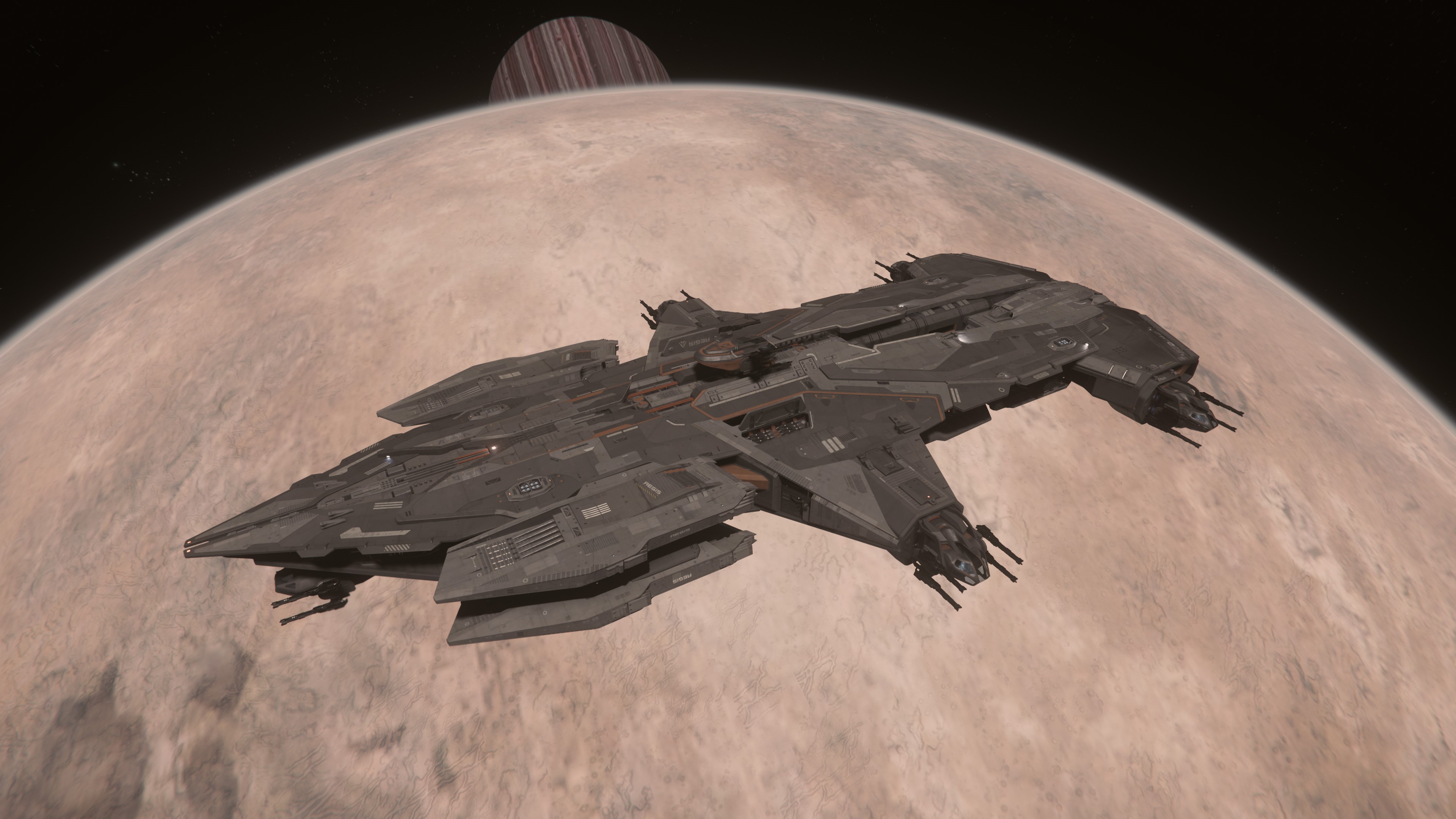 4K Star Citizen spaceship in space HD Wallpaper