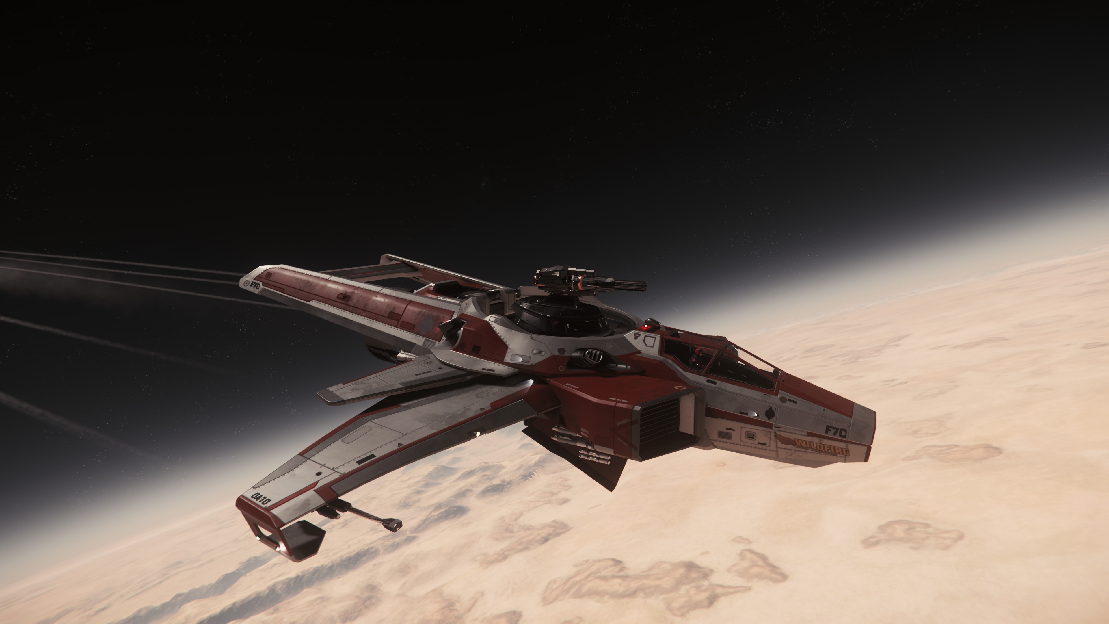 4K Star Citizen spaceship HD Wallpaper
