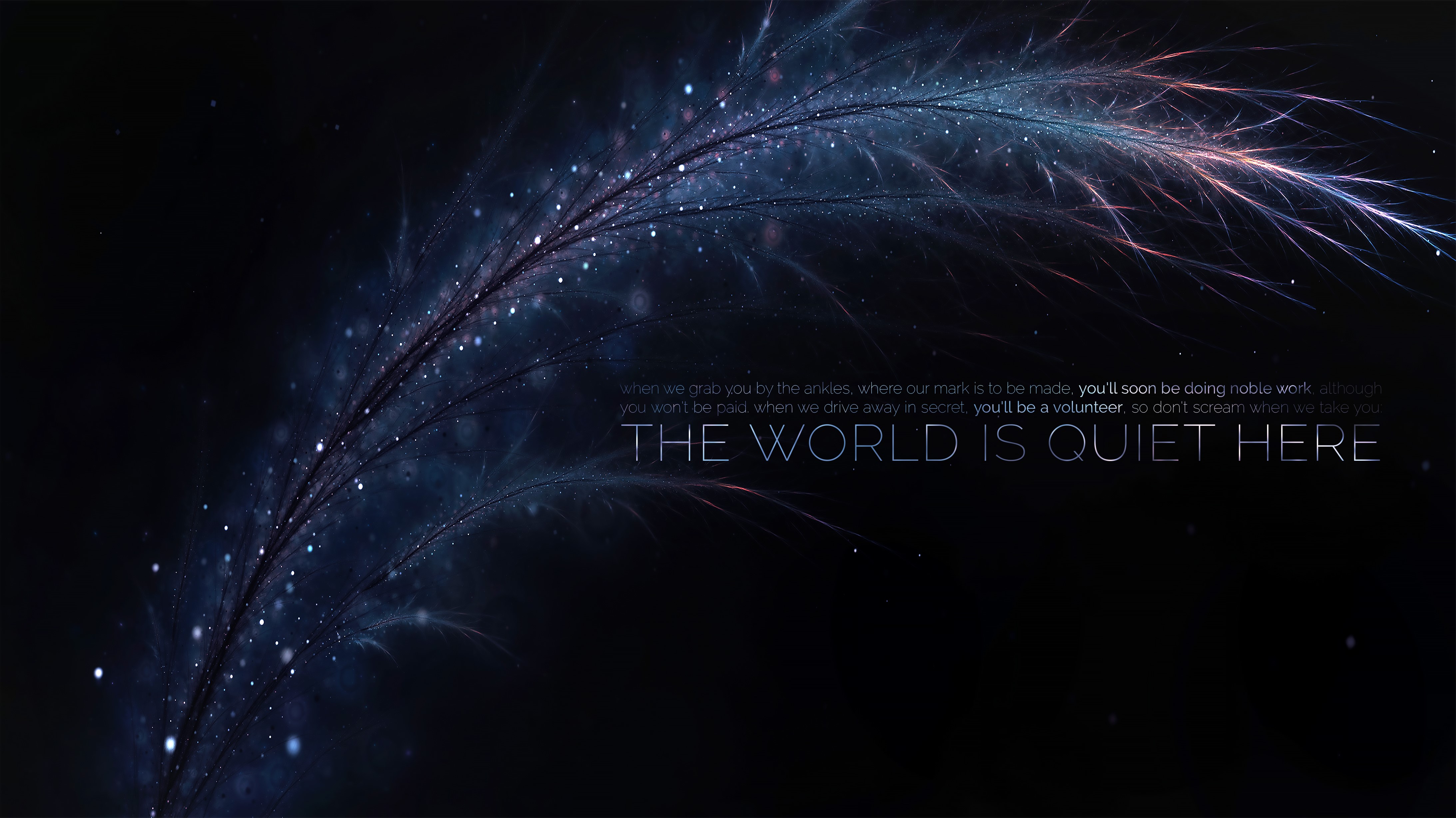 The World Is Quiet Here HD Wallpaper