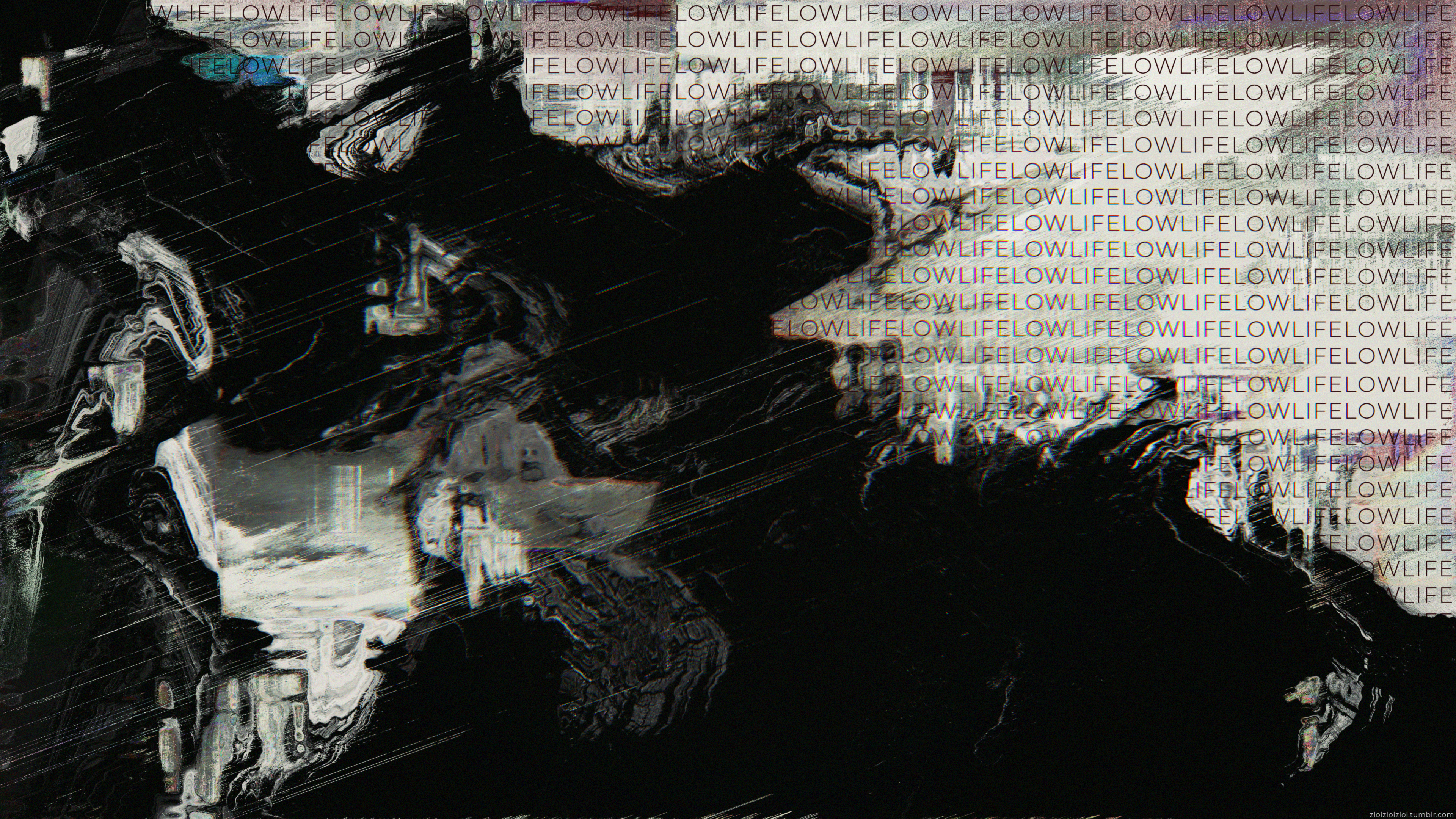 4K Abstract Glitch Art HD Wallpaper