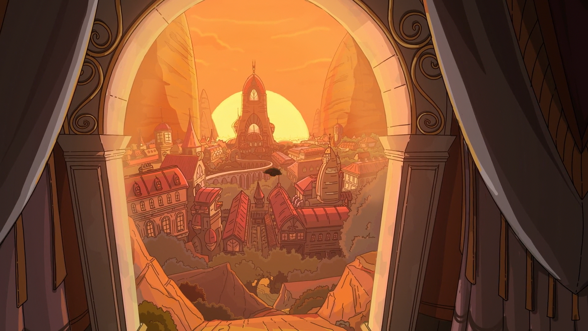 Rick and Morty animated series scene HD Wallpaper