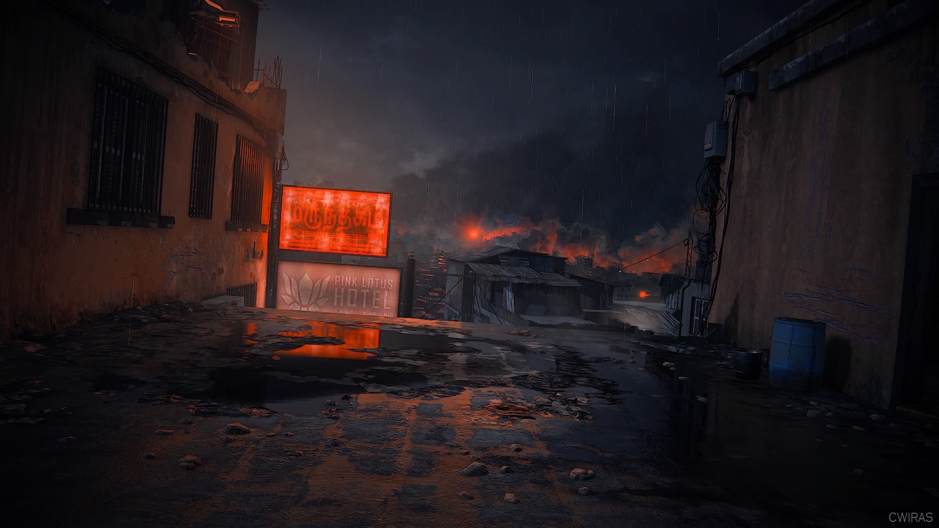 Uncharted: The Lost Legacy screenshot in the rain HD Wallpaper
