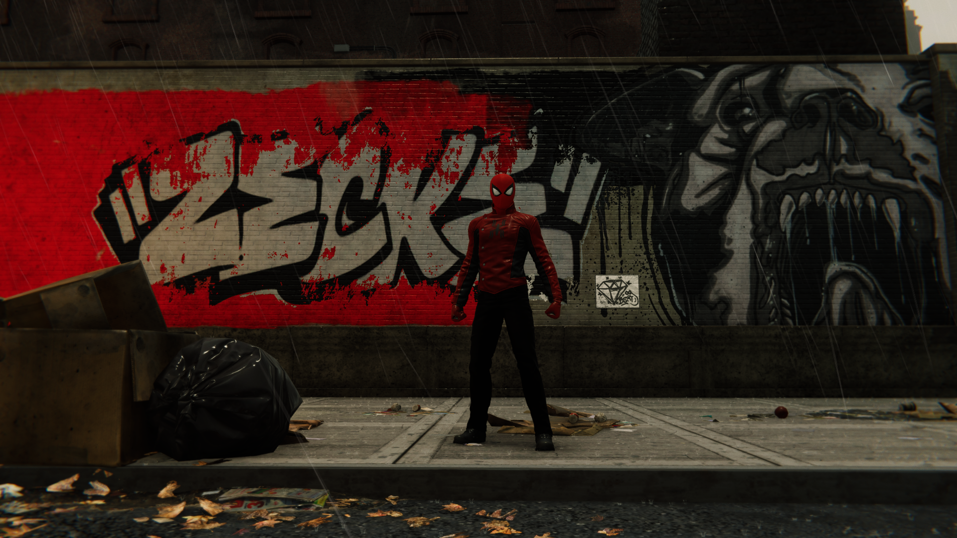 Spider-Man from Marvel Comics in a video game HD Wallpaper
