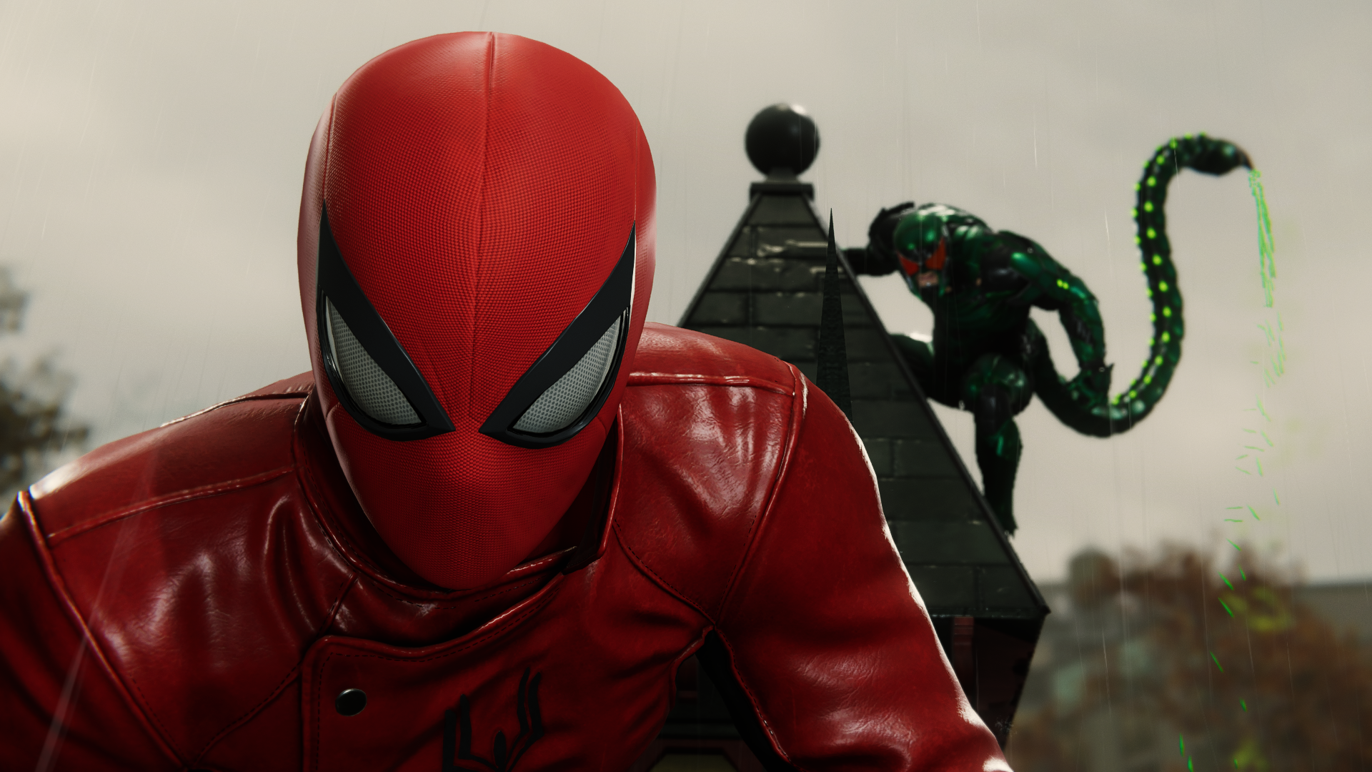 Spider-Man and Scorpion from Marvel's Spider-Man HD Wallpaper