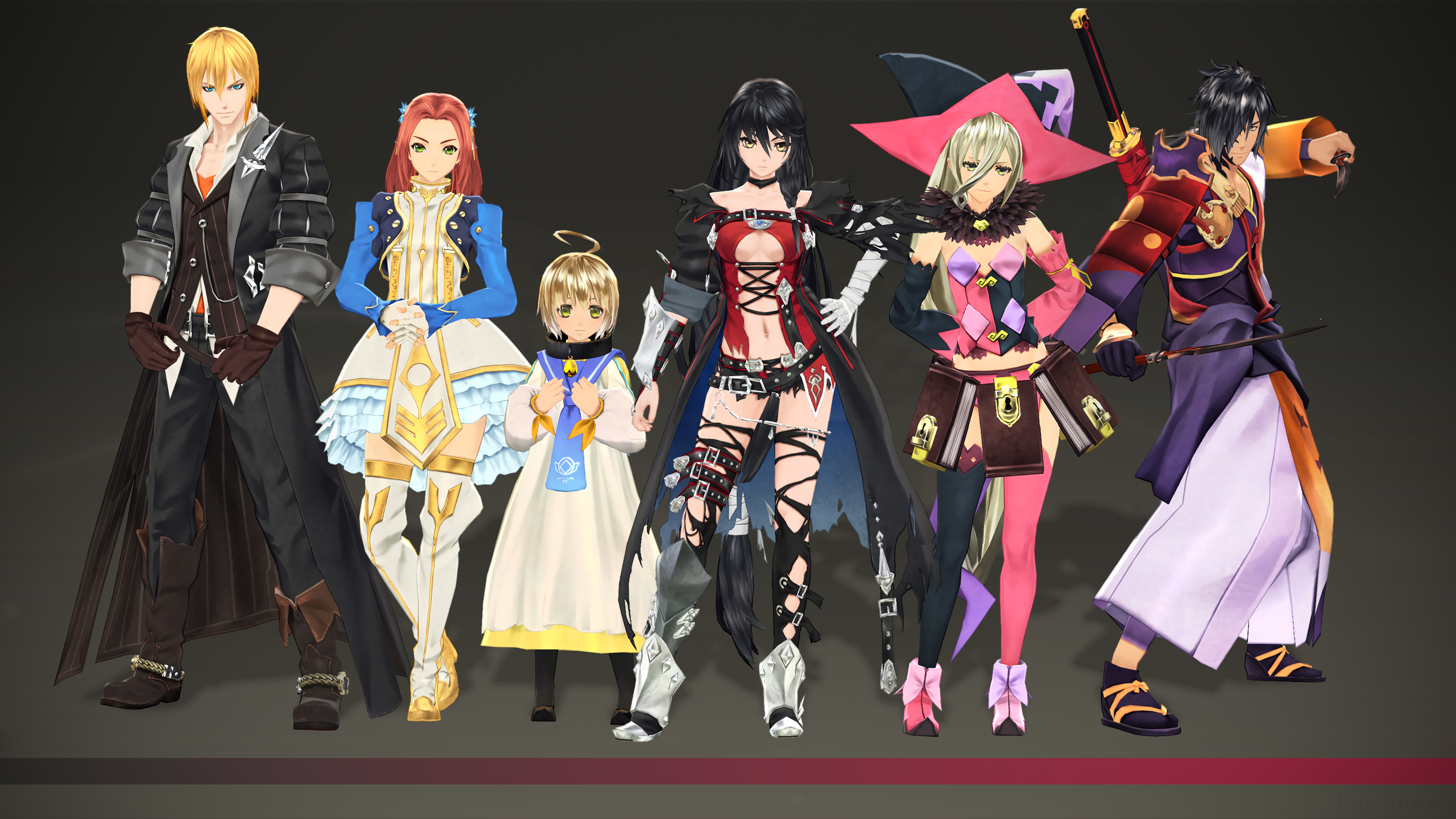 Characters from Tales of Berseria HD Wallpaper