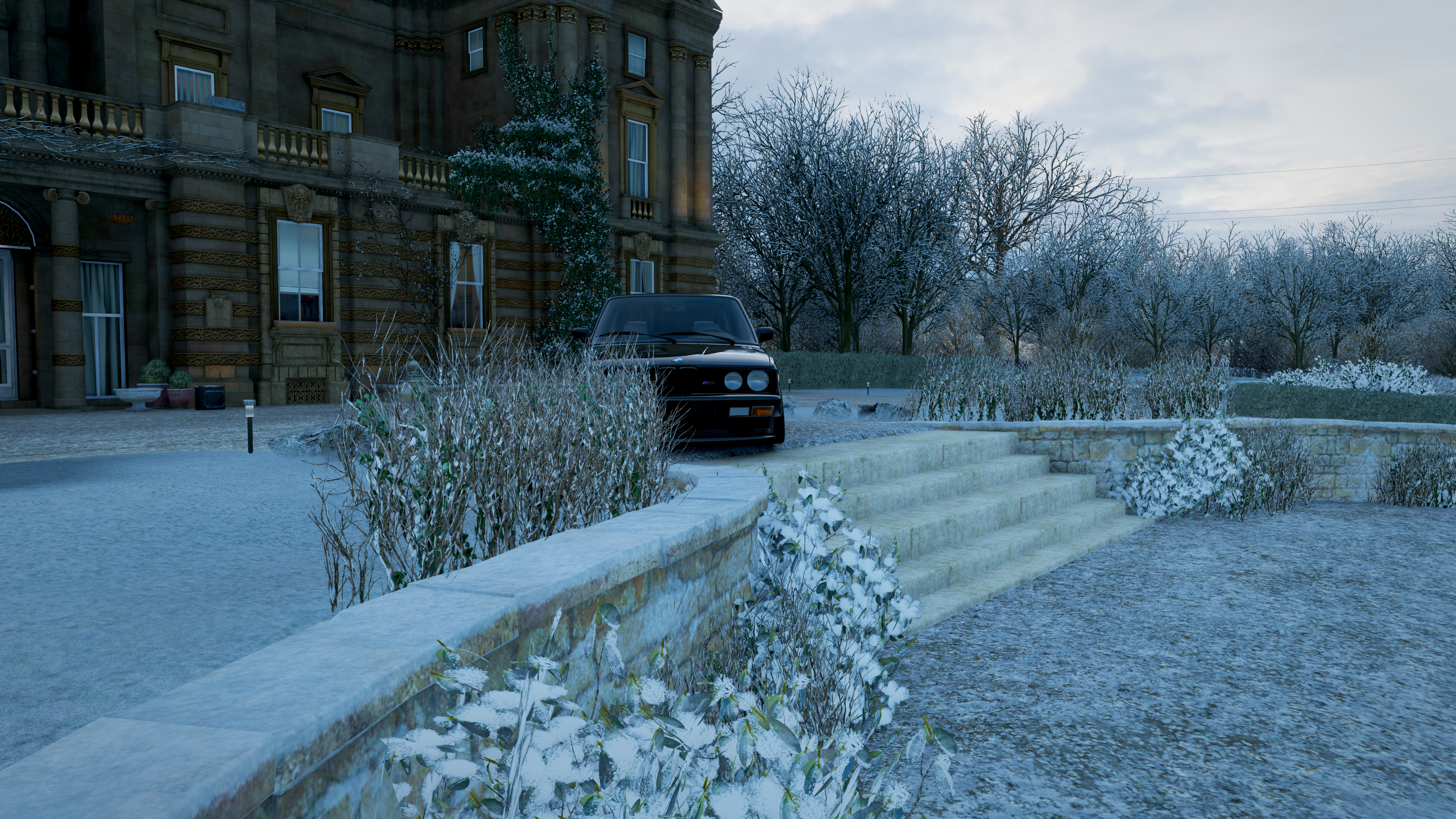 4K Forza Horizon 4 BMW E28 in Winter HD Wallpaper