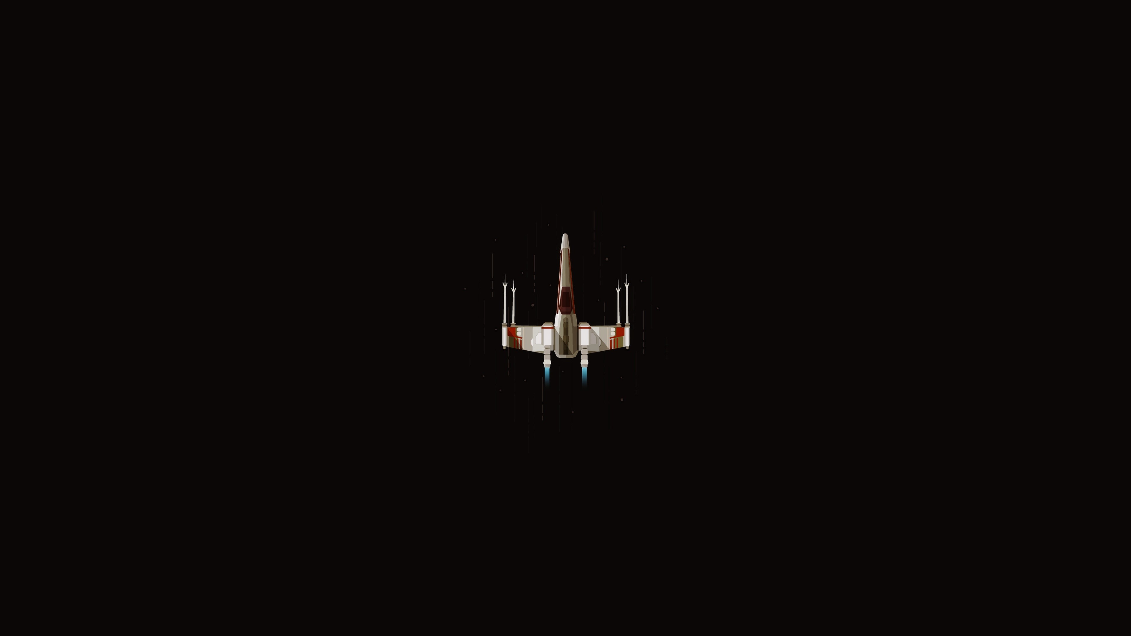 Star Wars X-wing Fighter in Space HD Wallpaper
