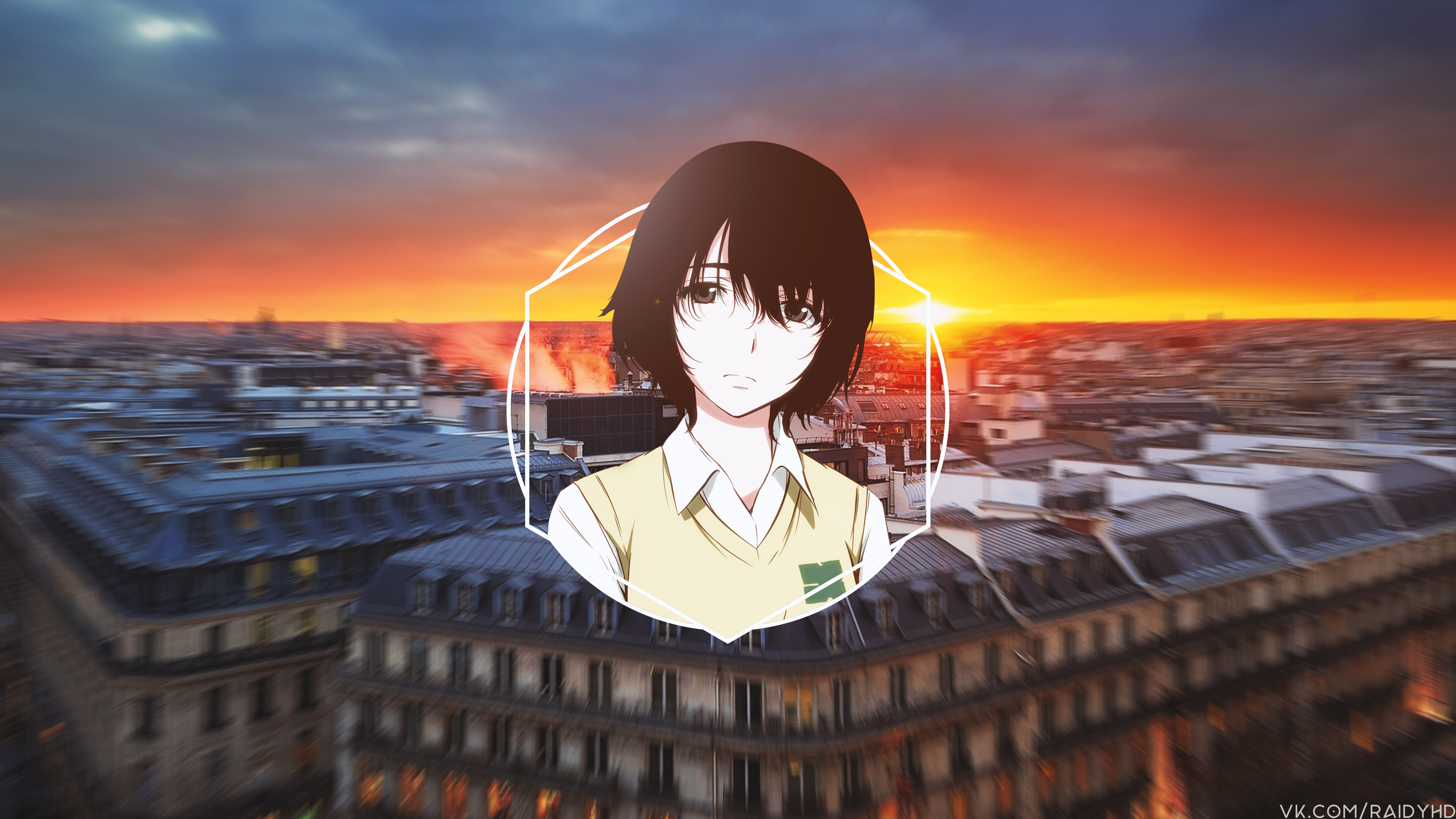 4K Mishima Lisa from Zankyou no Terror HD Wallpaper