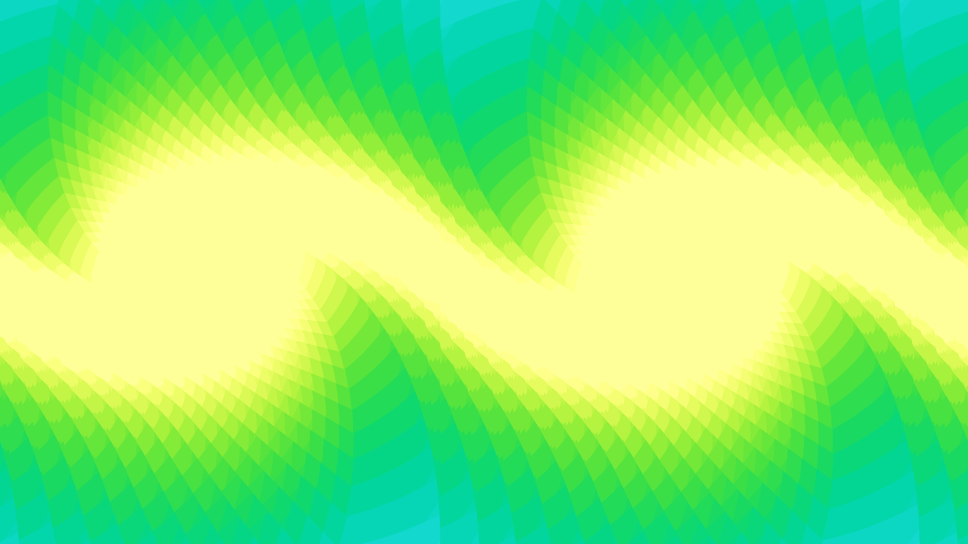 Abstract swirling green and yellow digital art HD Wallpaper