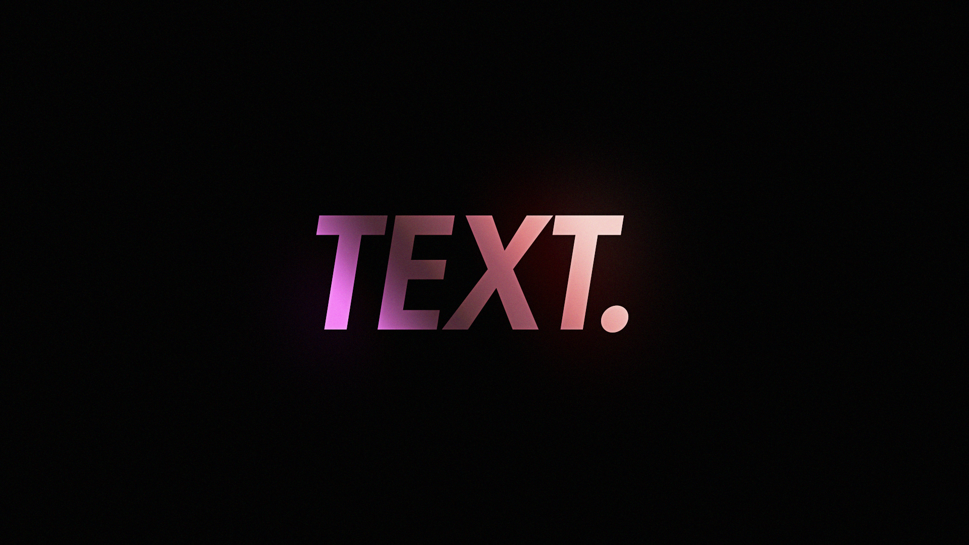 TEXT with gradient effect on black background HD Wallpaper