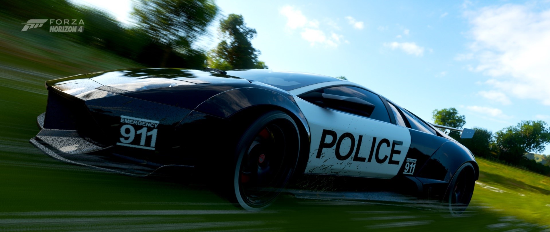 Police car in Forza Horizon 4 HD Wallpaper