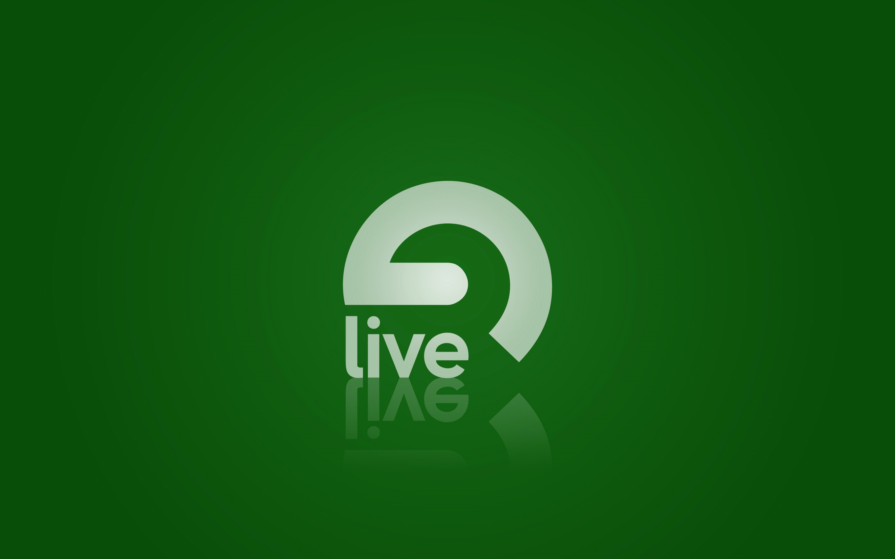 Ableton Live logo on green background HD Wallpaper