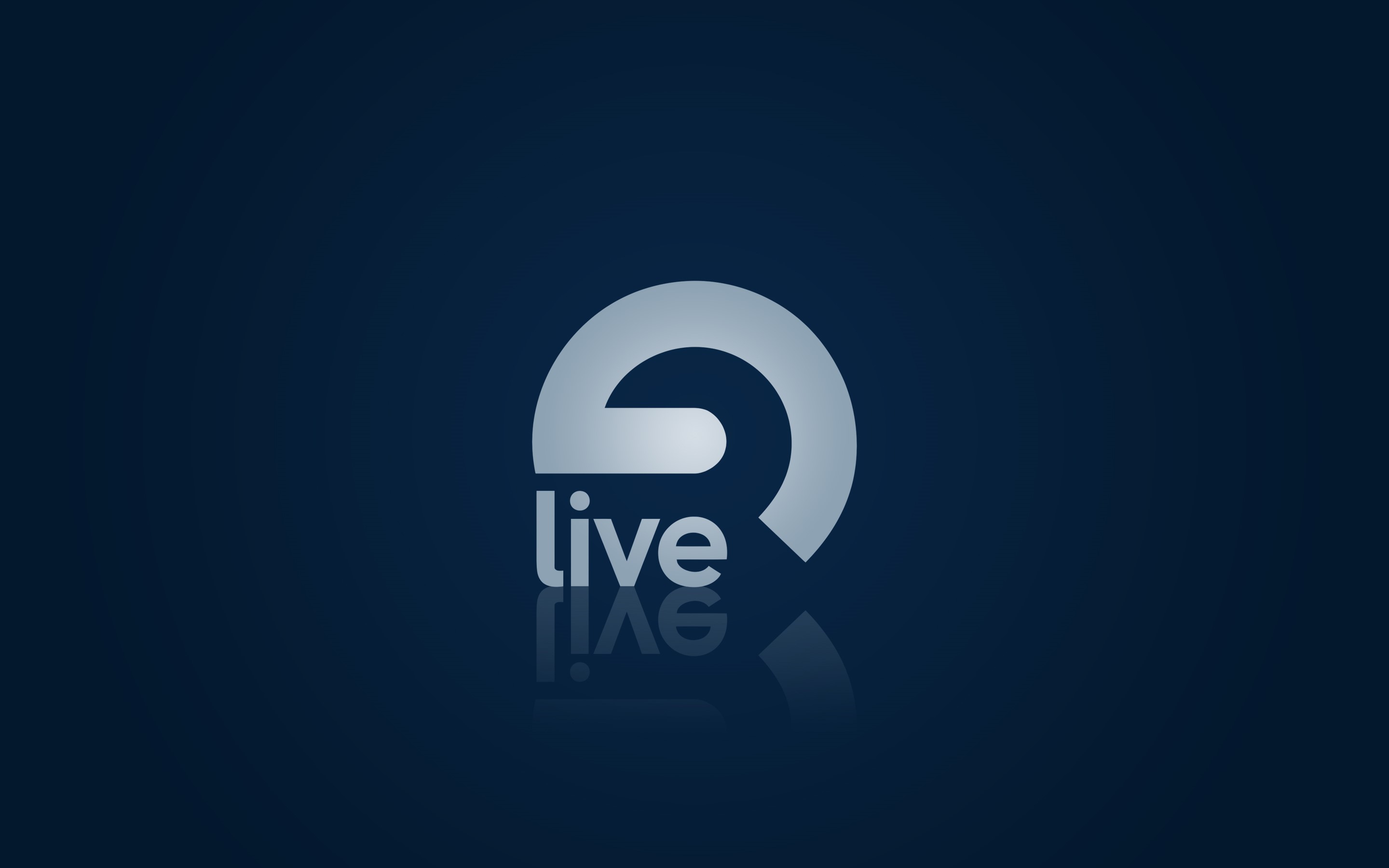 Ableton Live logo on a dark blue background HD Wallpaper