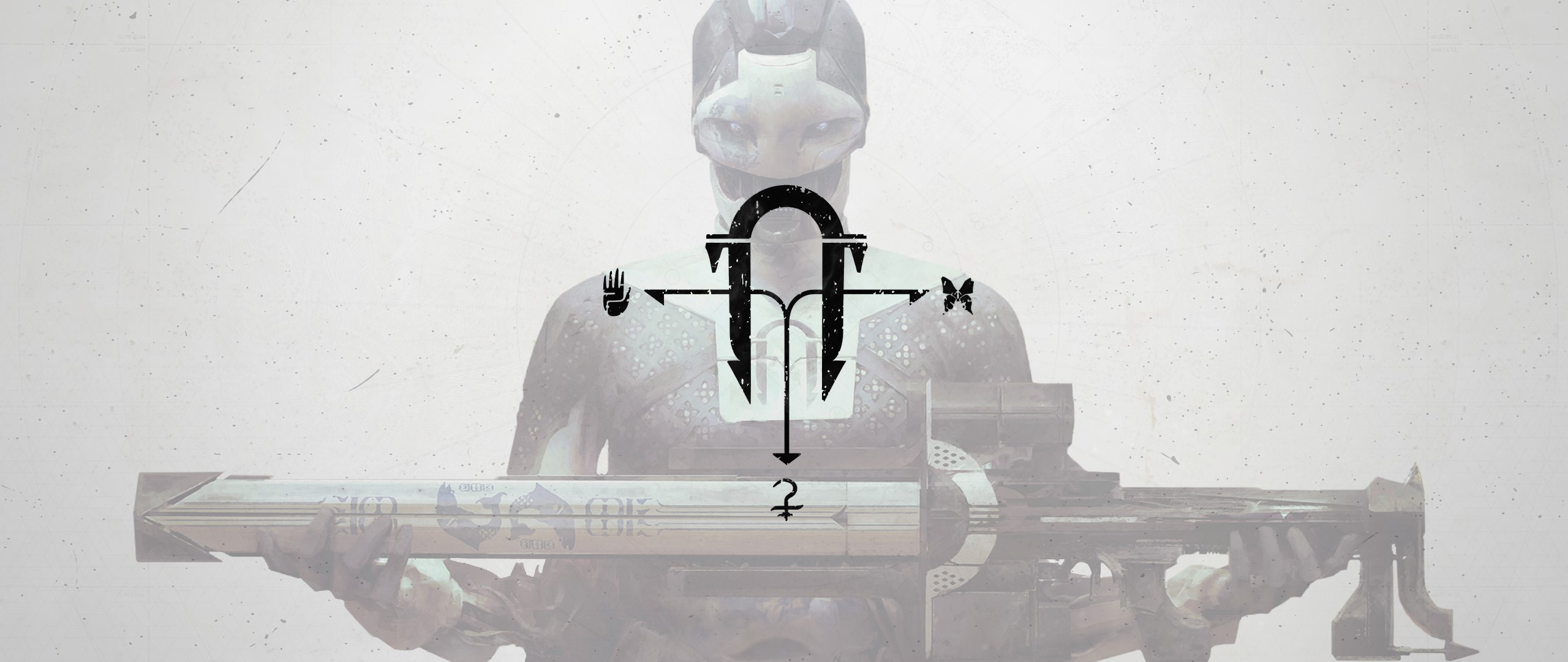 Destiny 2 Black Armory robot with symbols HD Wallpaper