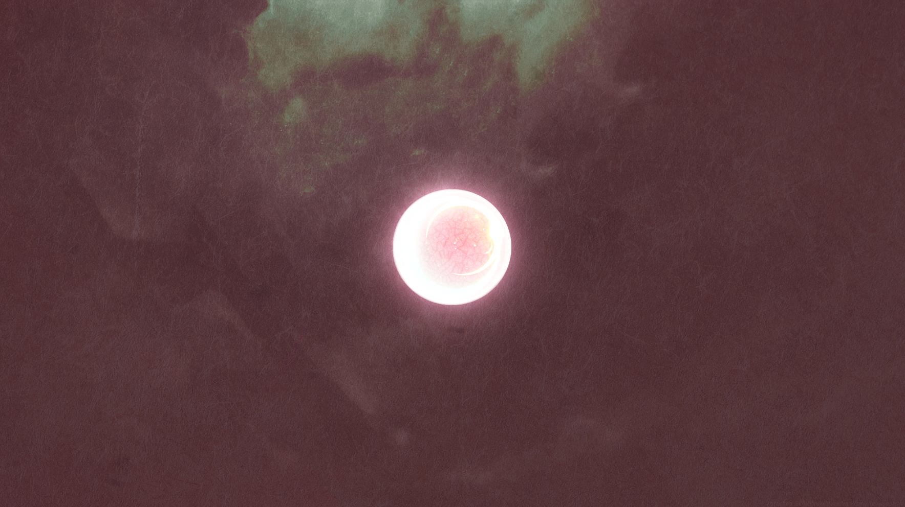 Glowing orb on dark textured background HD Wallpaper