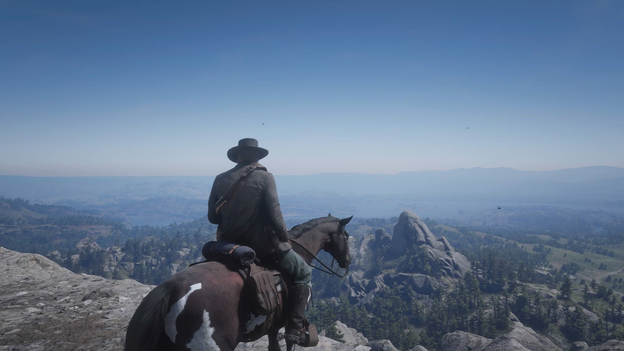 Arthur Morgan on a horse in Red Dead Redemption 2 HD Wallpaper