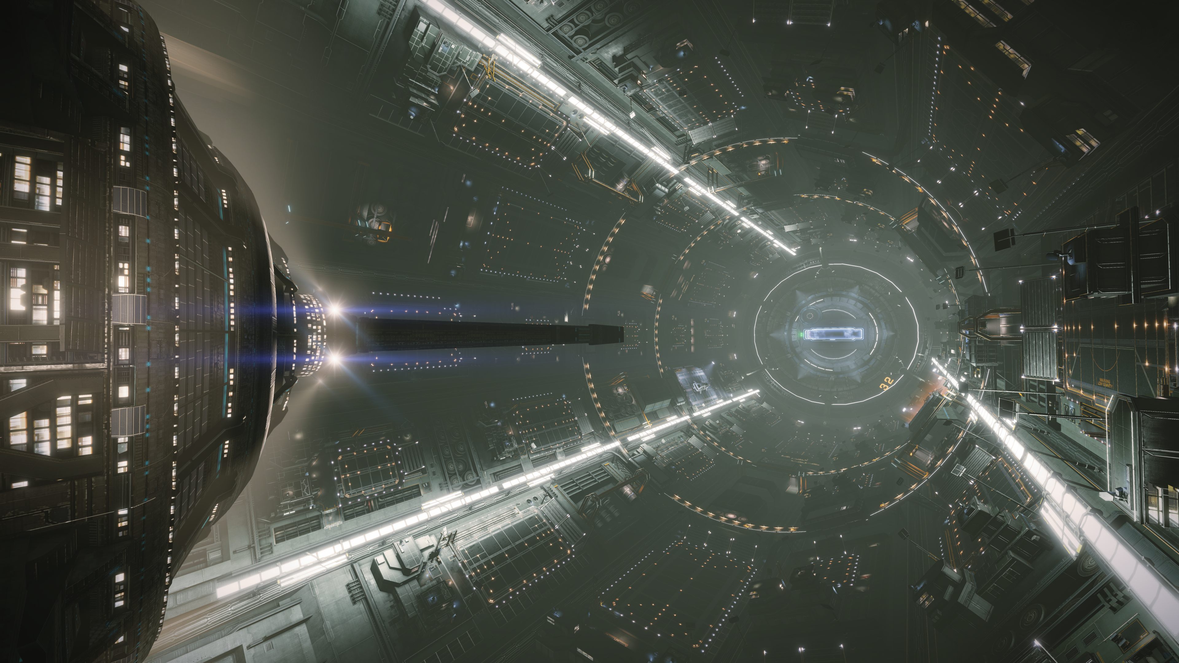 4K Elite: Dangerous Coriolis Station HD Wallpaper