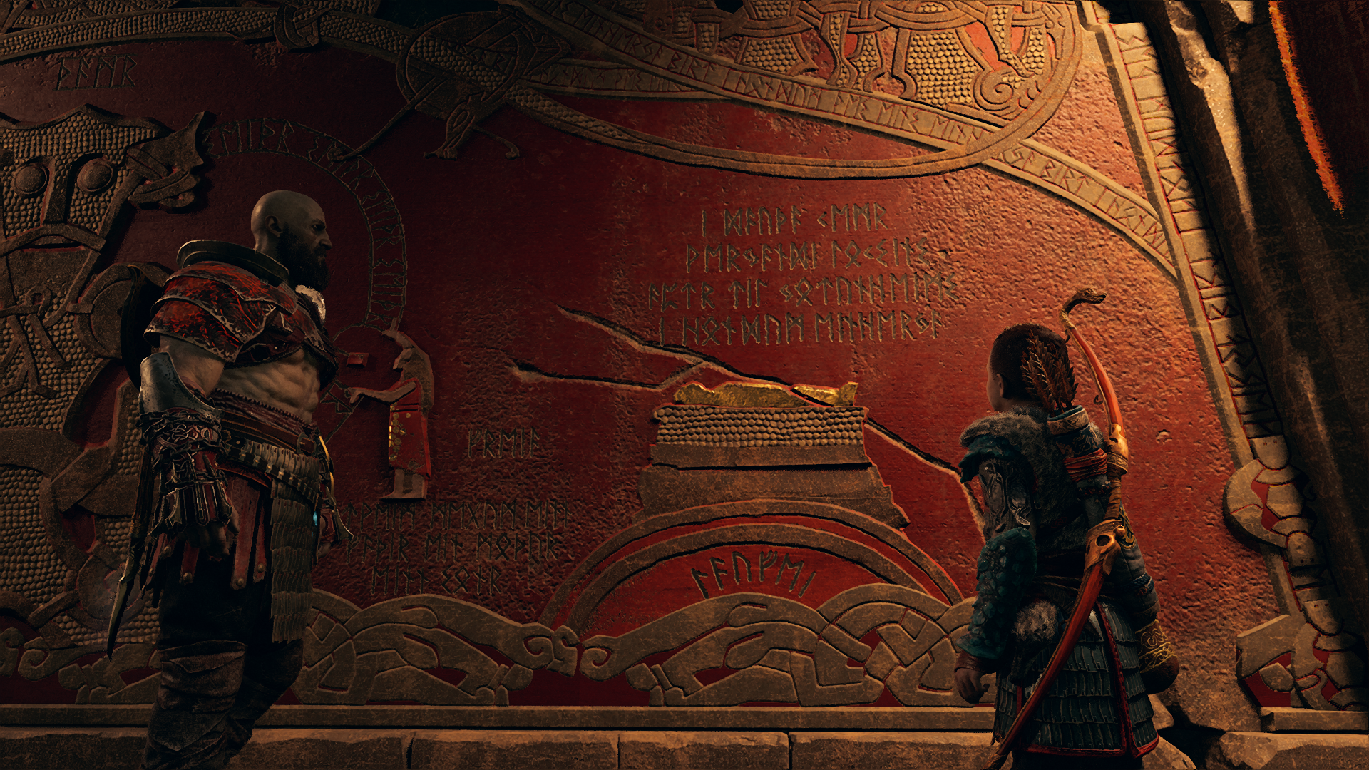 Kratos and Atreus in God of War HD Wallpaper