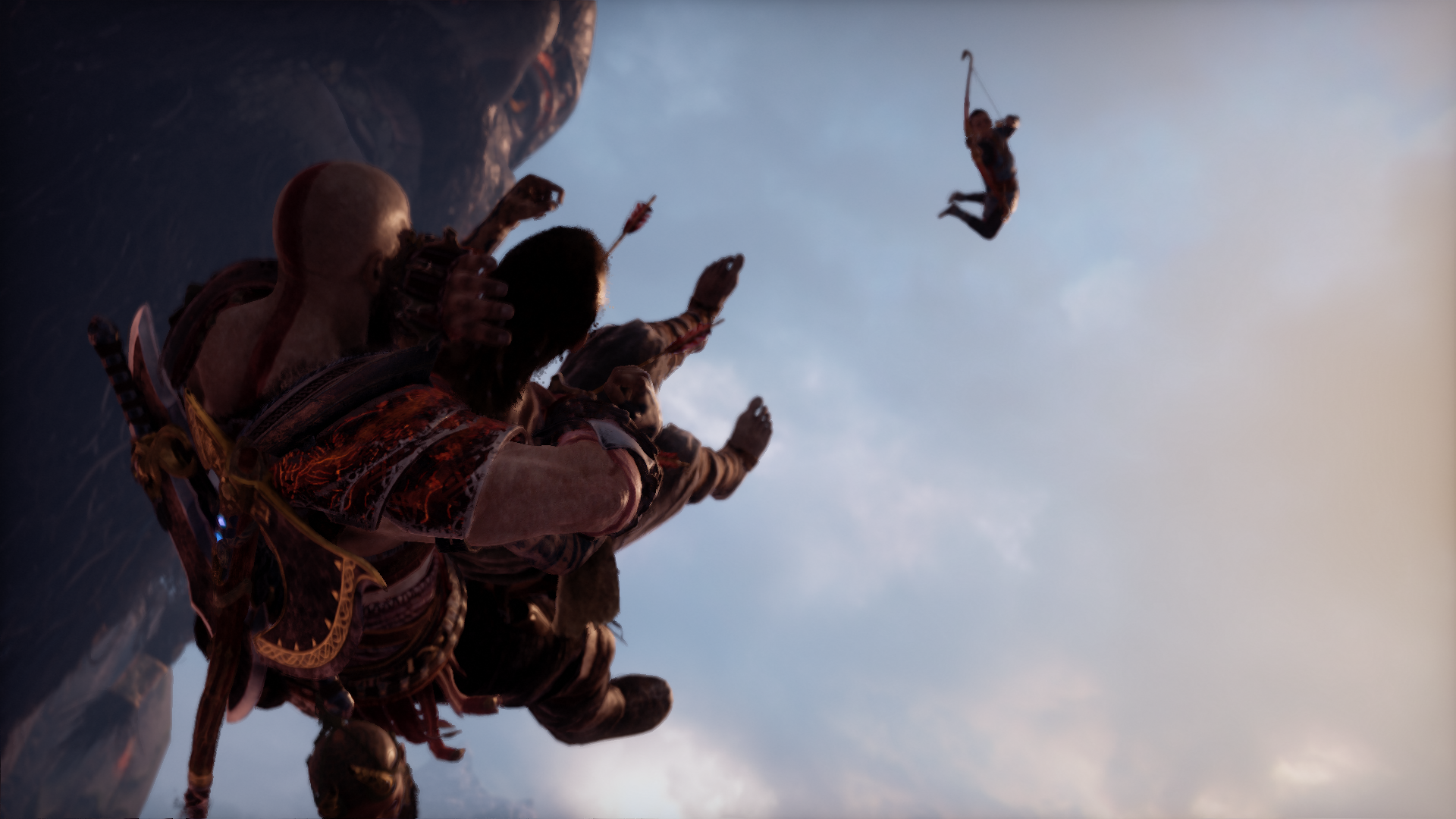 Kratos and Atreus in God of War HD Wallpaper