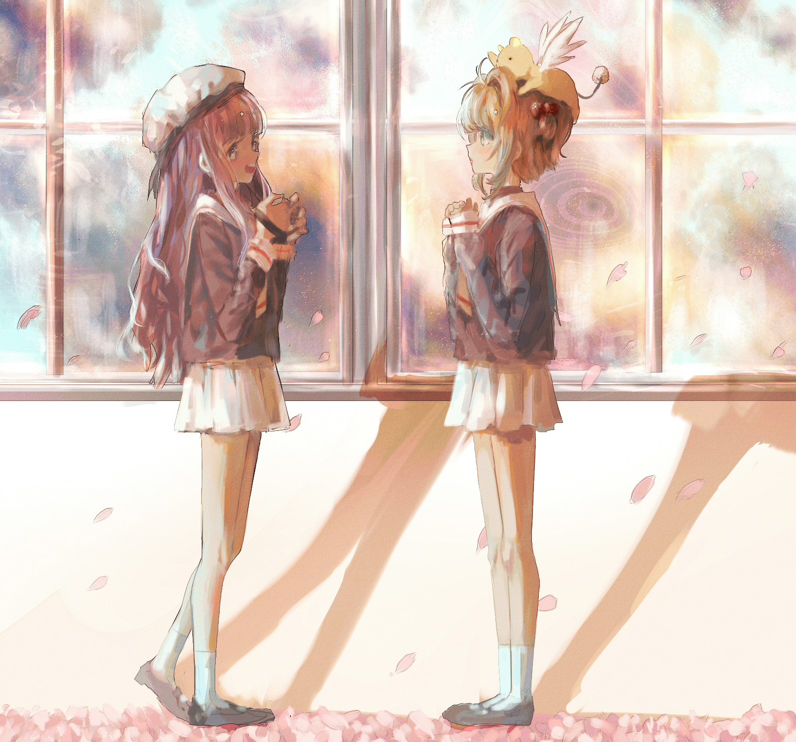 Sakura and Tomoyo from Cardcaptor Sakura HD Wallpaper