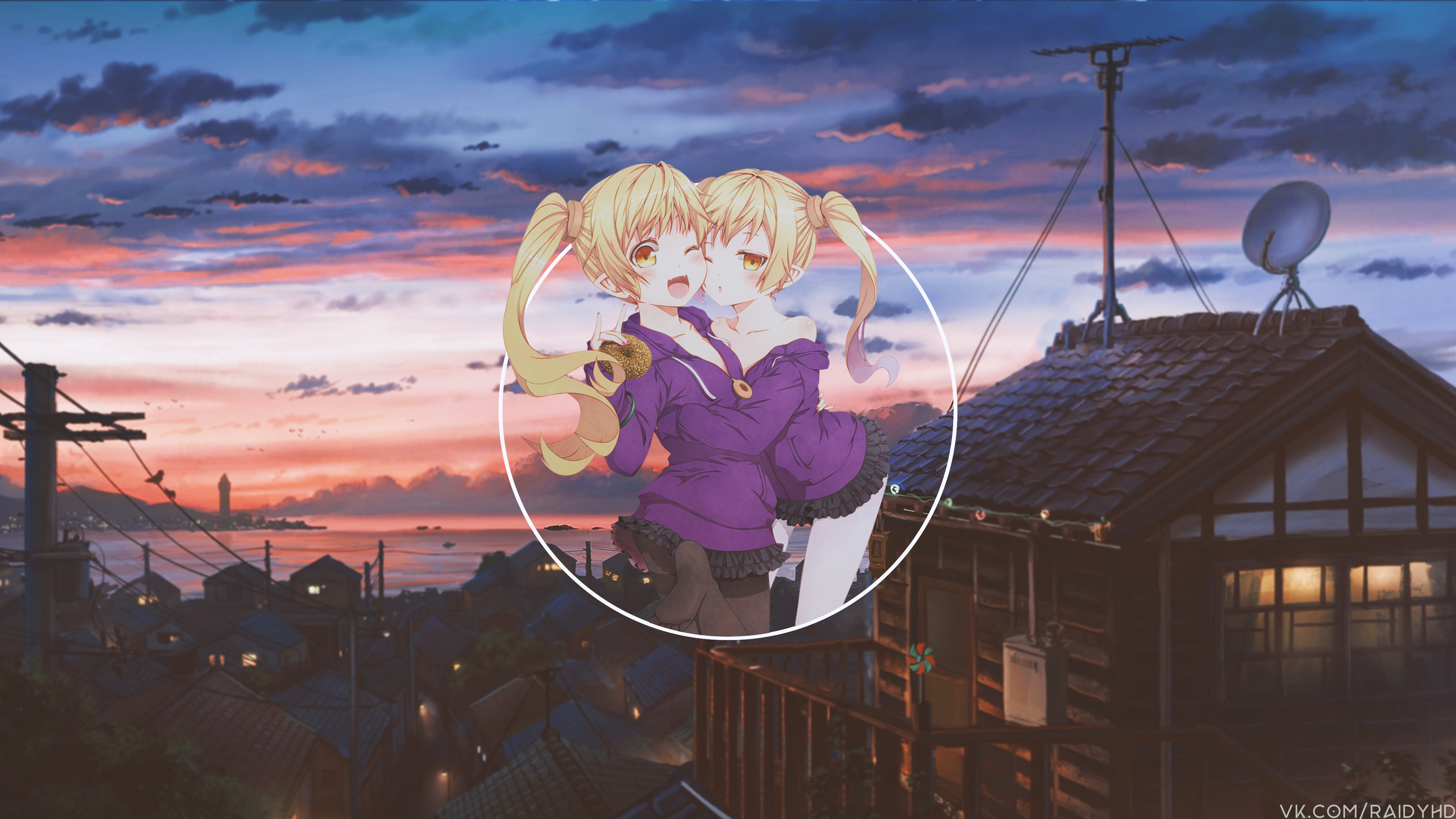 Oshino Shinobu from Monogatari Series HD Wallpaper