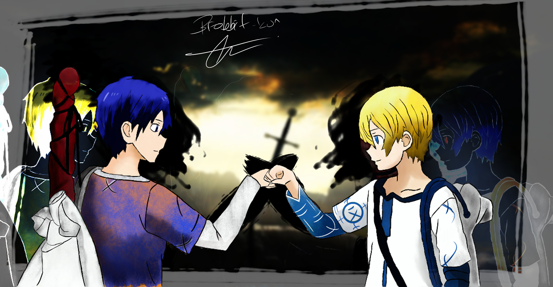 Kirito and Eugeo from Sword Art Online Alicization HD Wallpaper