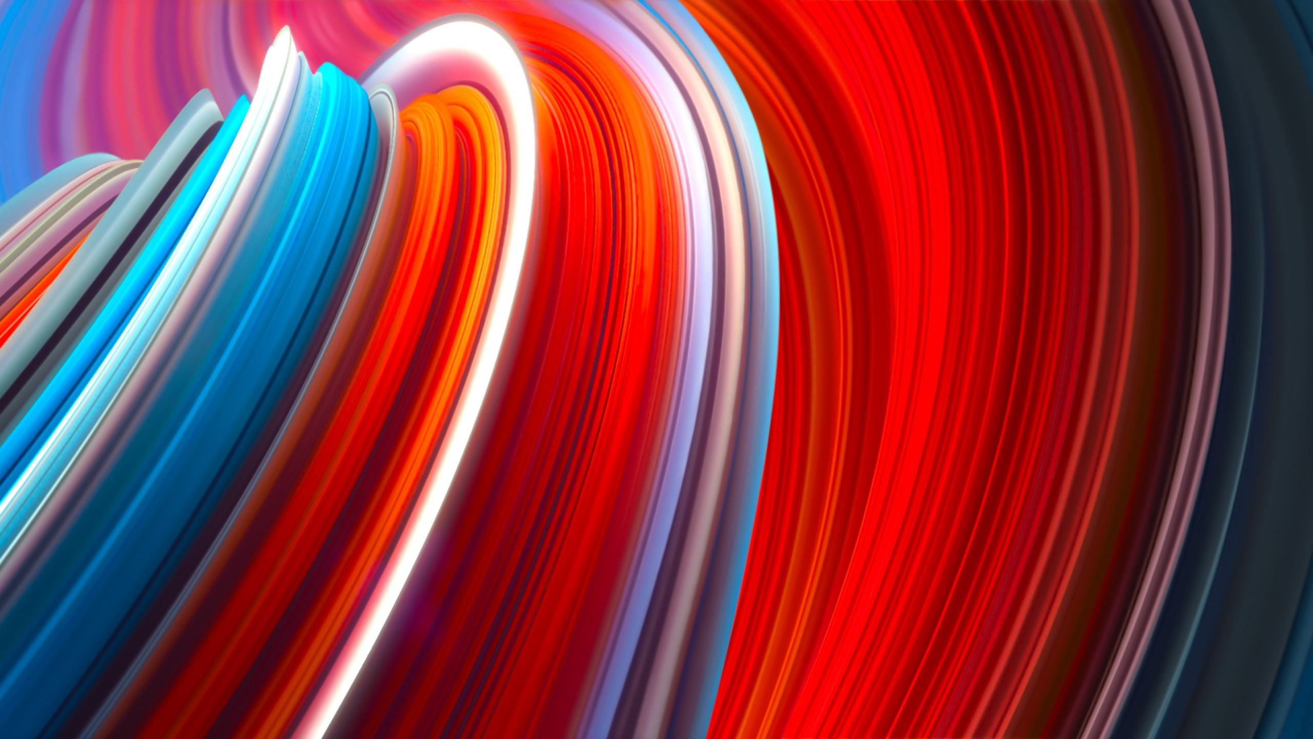 Abstract colorful swirling lines HD Wallpaper