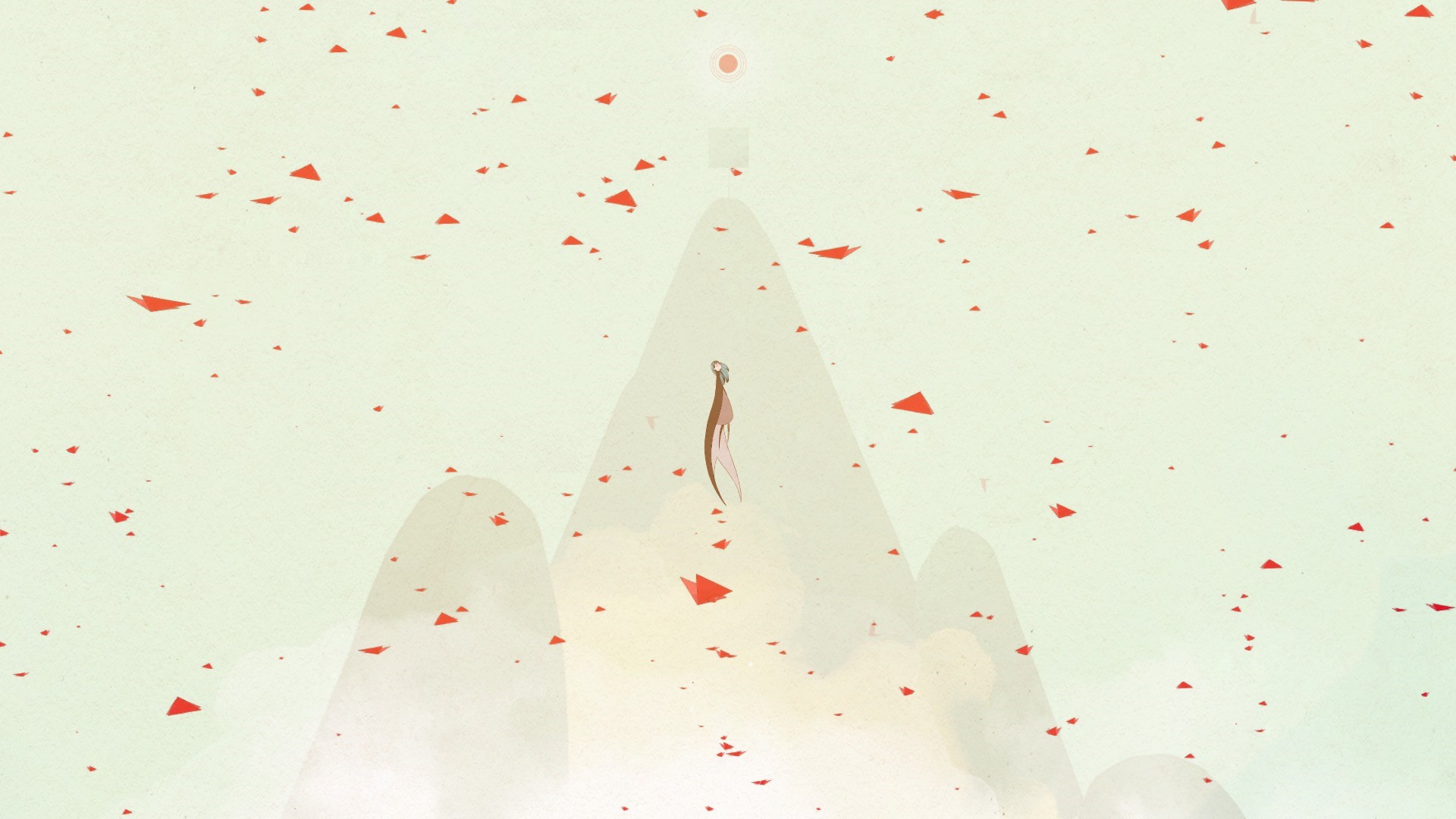Gris video game art HD Wallpaper
