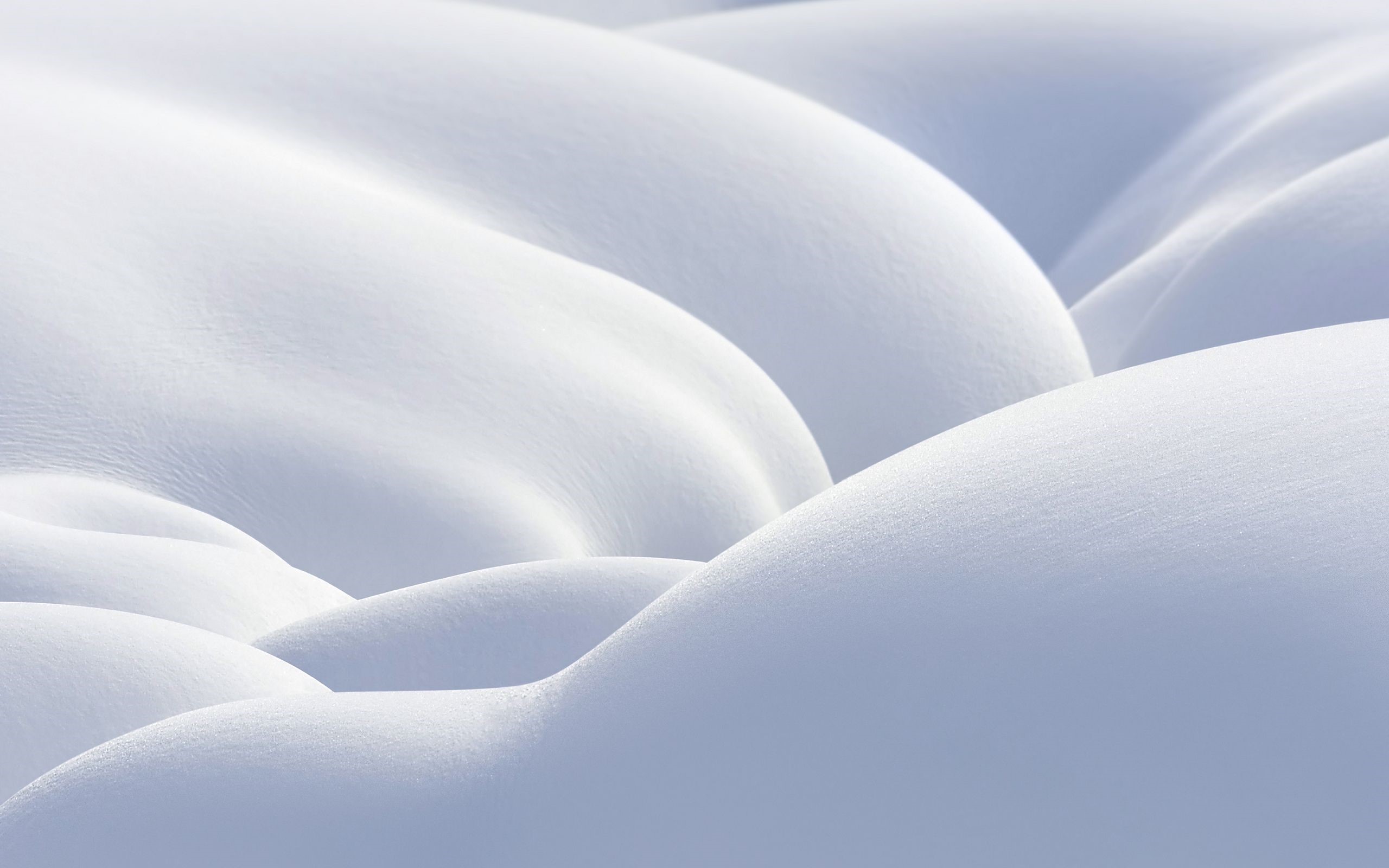 Abstract snow dunes under daylight HD Wallpaper