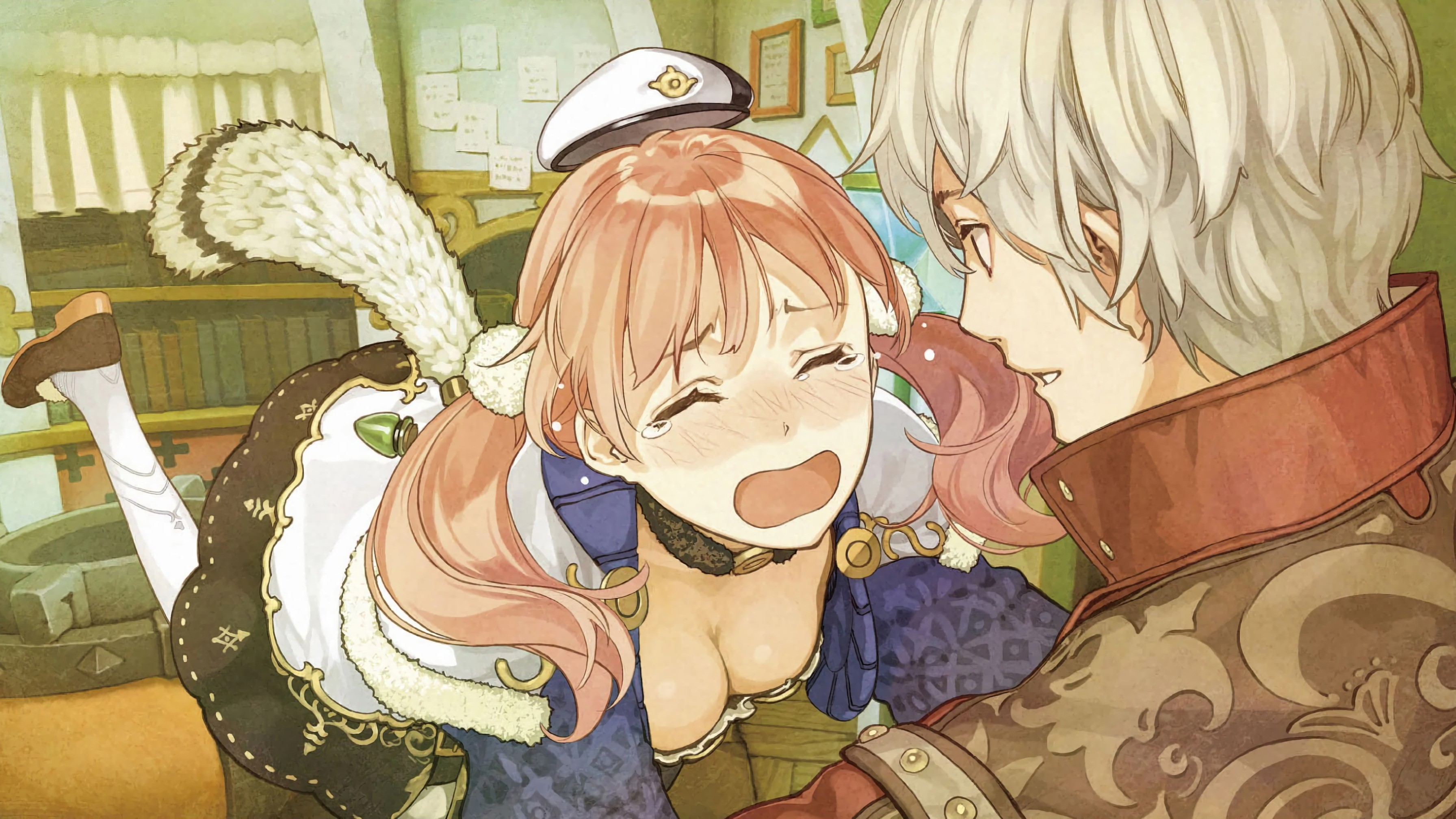 Escha and Logy from Atelier Escha & Logy: Alchemists of the Dusk Sky HD Wallpaper