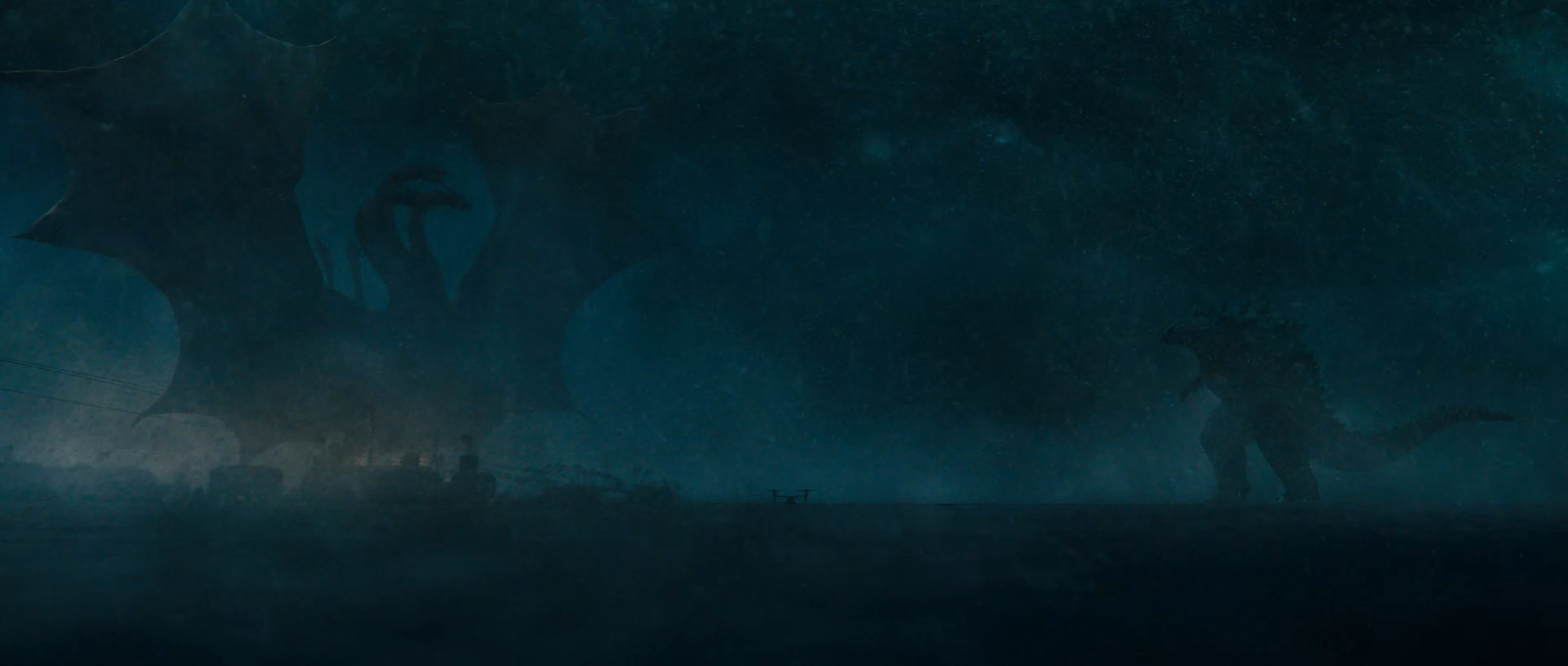 Godzilla and King Ghidorah from Godzilla: King of the Monsters HD Wallpaper