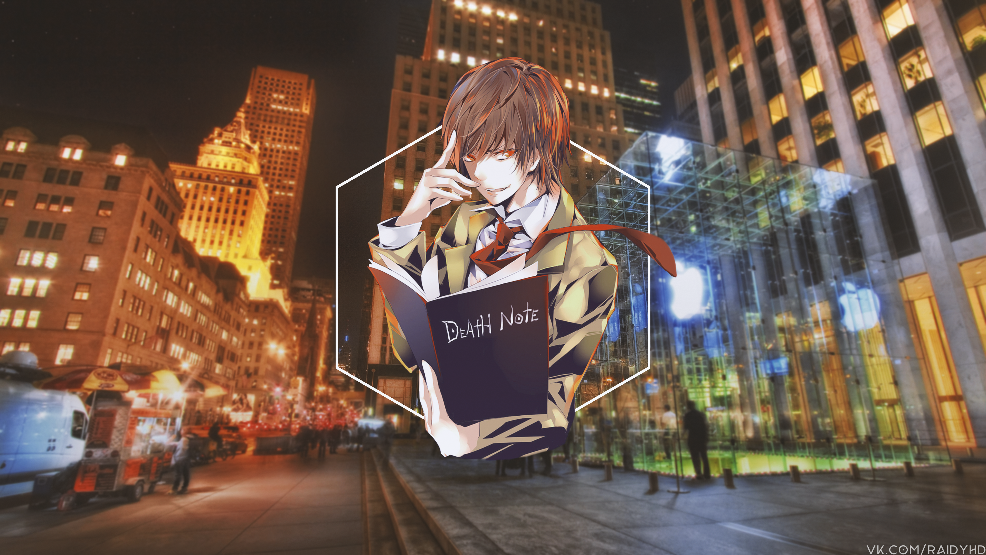 4K Death Note Yagami Light anime HD Wallpaper