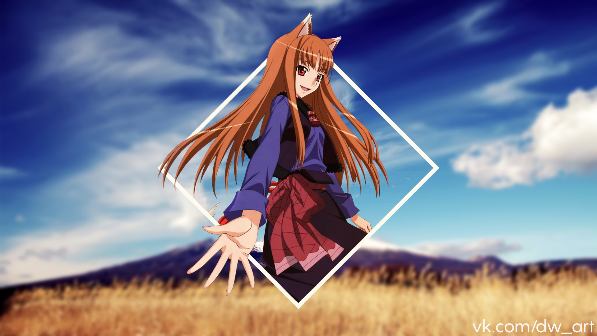 Holo from Spice and Wolf HD Wallpaper
