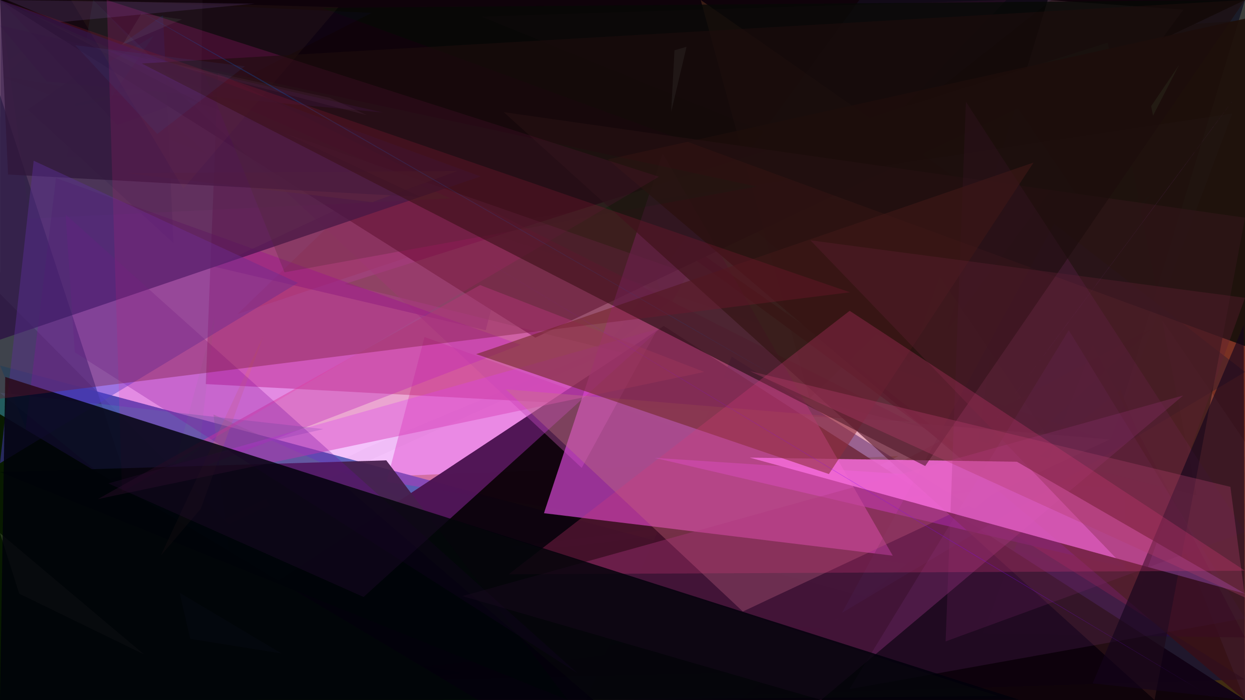 Abstract Pink and Purple Geometric Render HD Wallpaper