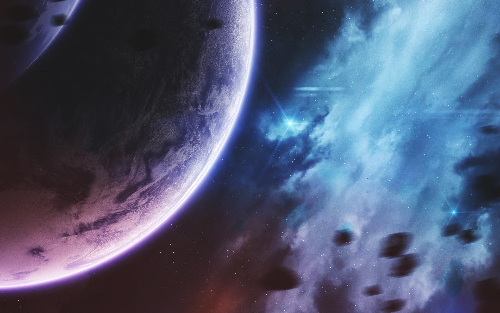 Space art planet Vadim Sadovski digital art HD Wallpaper