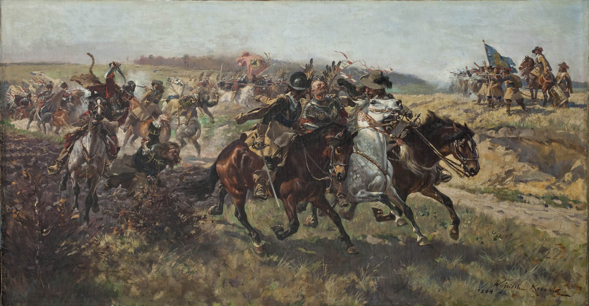 Polish Winged Hussars in Battle HD Wallpaper